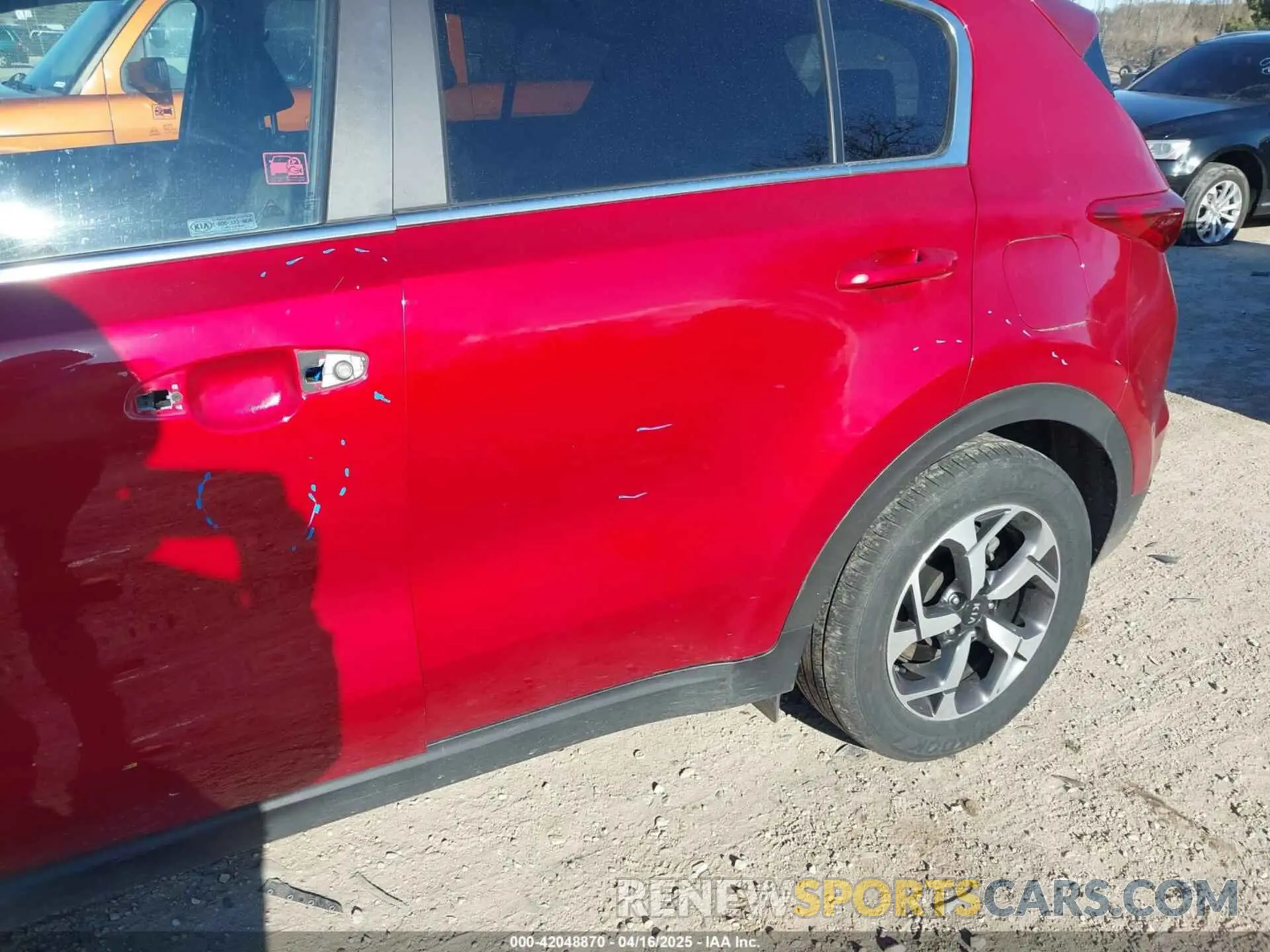 6 fotografías del automóvil dañado KNDPMCAC5M7911502 KIA SPORTAGE 2021
