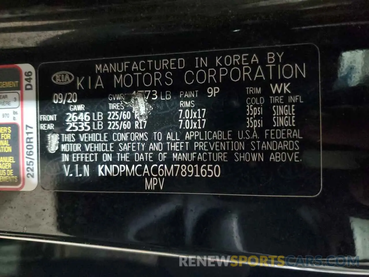 13 fotografías del automóvil dañado KNDPMCAC6M7891650 KIA SPORTAGE 2021