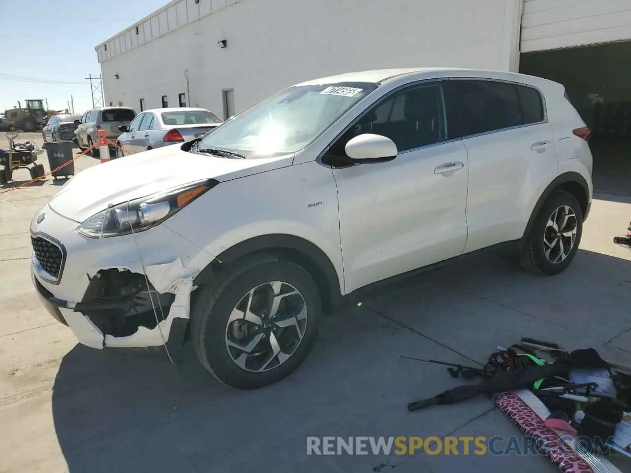 1 fotografías del automóvil dañado KNDPMCAC7M7917382 KIA SPORTAGE 2021