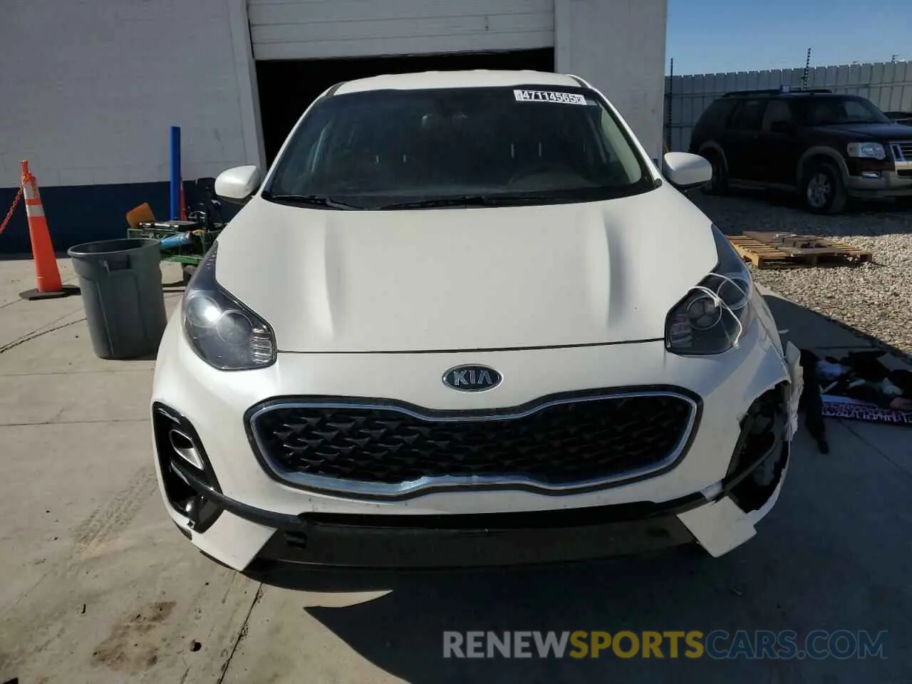 5 fotografías del automóvil dañado KNDPMCAC7M7917382 KIA SPORTAGE 2021