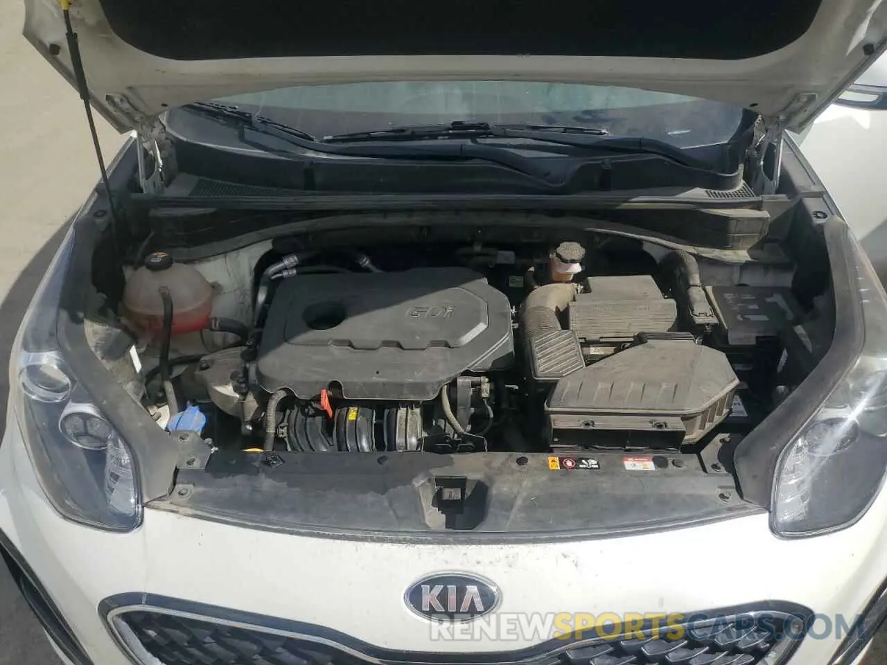 12 fotografías del automóvil dañado KNDPMCAC7M7934179 KIA SPORTAGE 2021