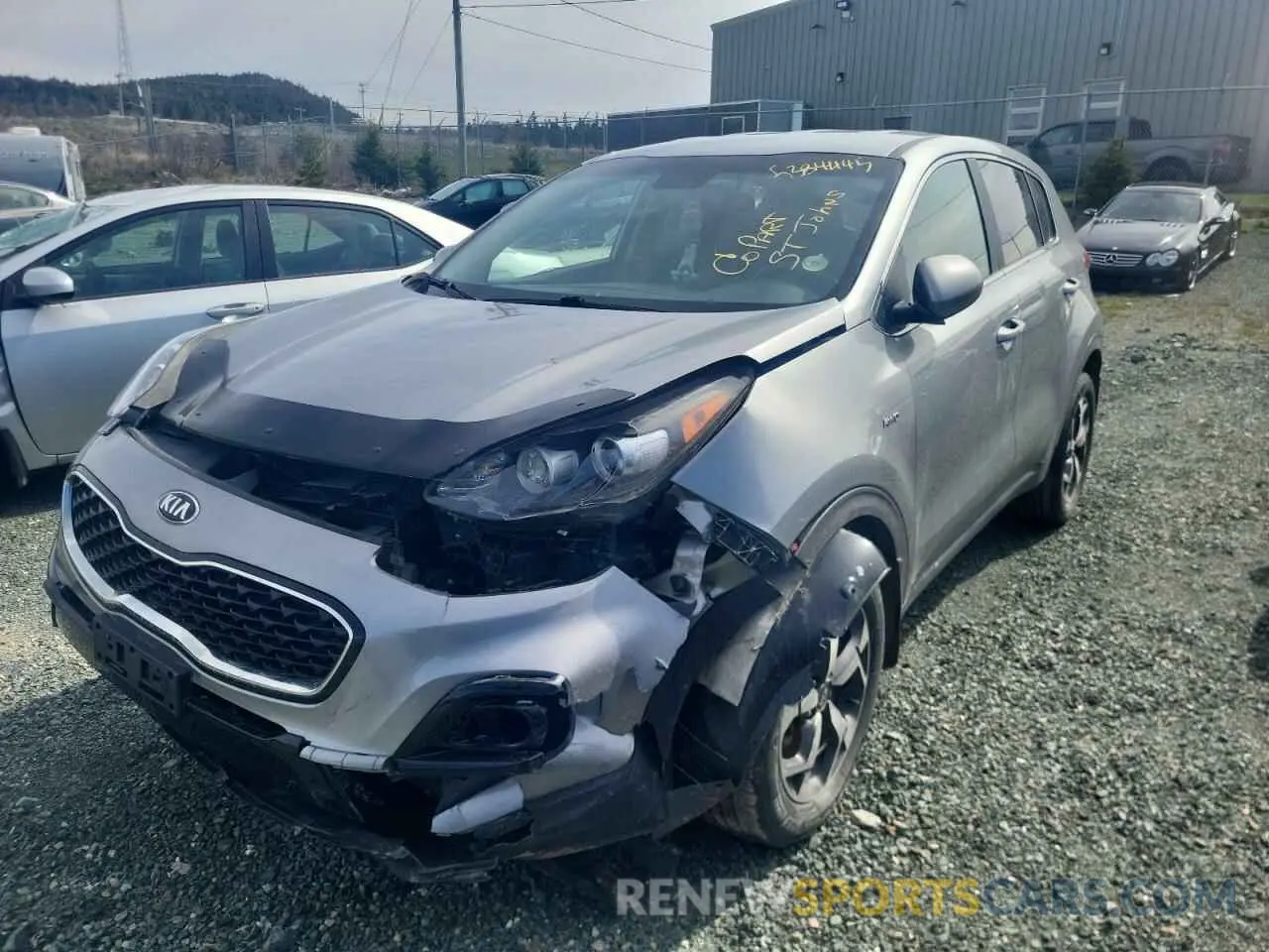 1 fotografías del automóvil dañado KNDPMCAC7M7936272 KIA SPORTAGE 2021