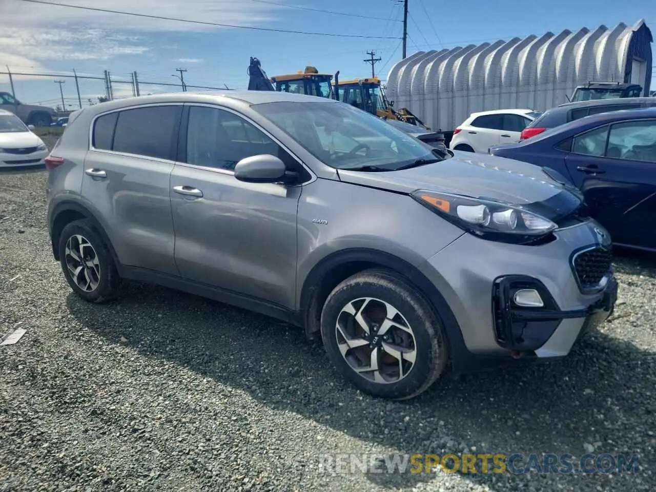 4 fotografías del automóvil dañado KNDPMCAC7M7936272 KIA SPORTAGE 2021