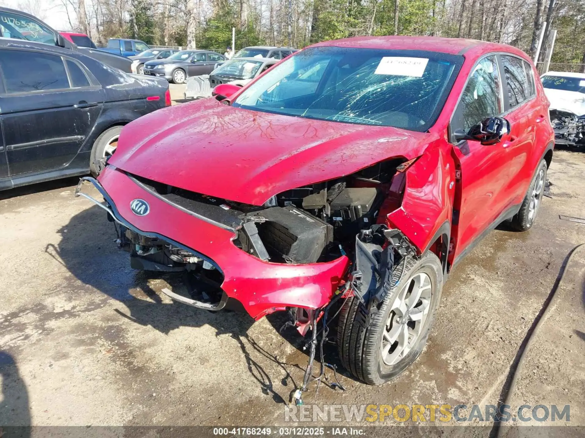 6 fotografías del automóvil dañado KNDPMCAC8M7903474 KIA SPORTAGE 2021