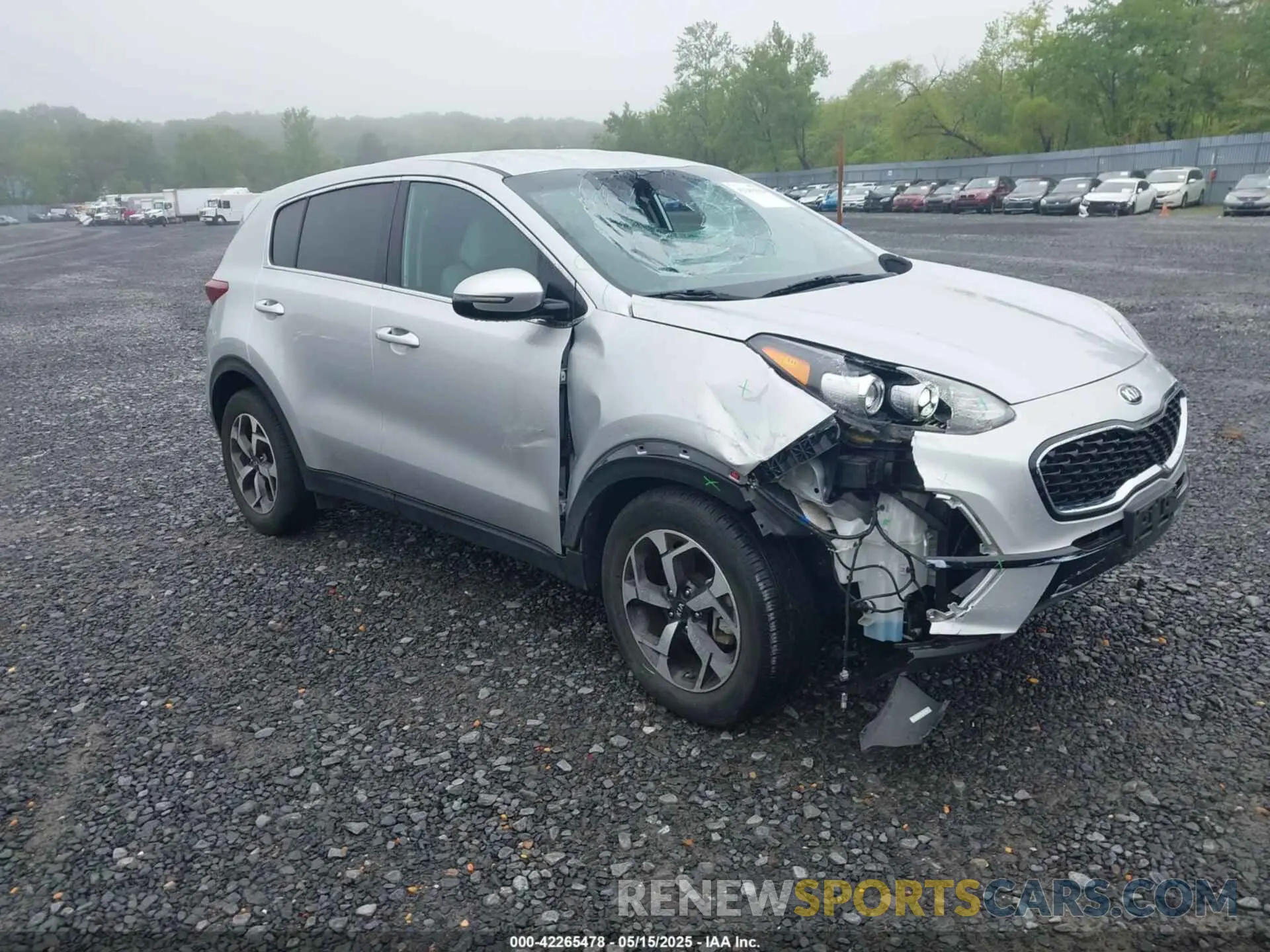 1 fotografías del automóvil dañado KNDPMCAC8M7915382 KIA SPORTAGE 2021