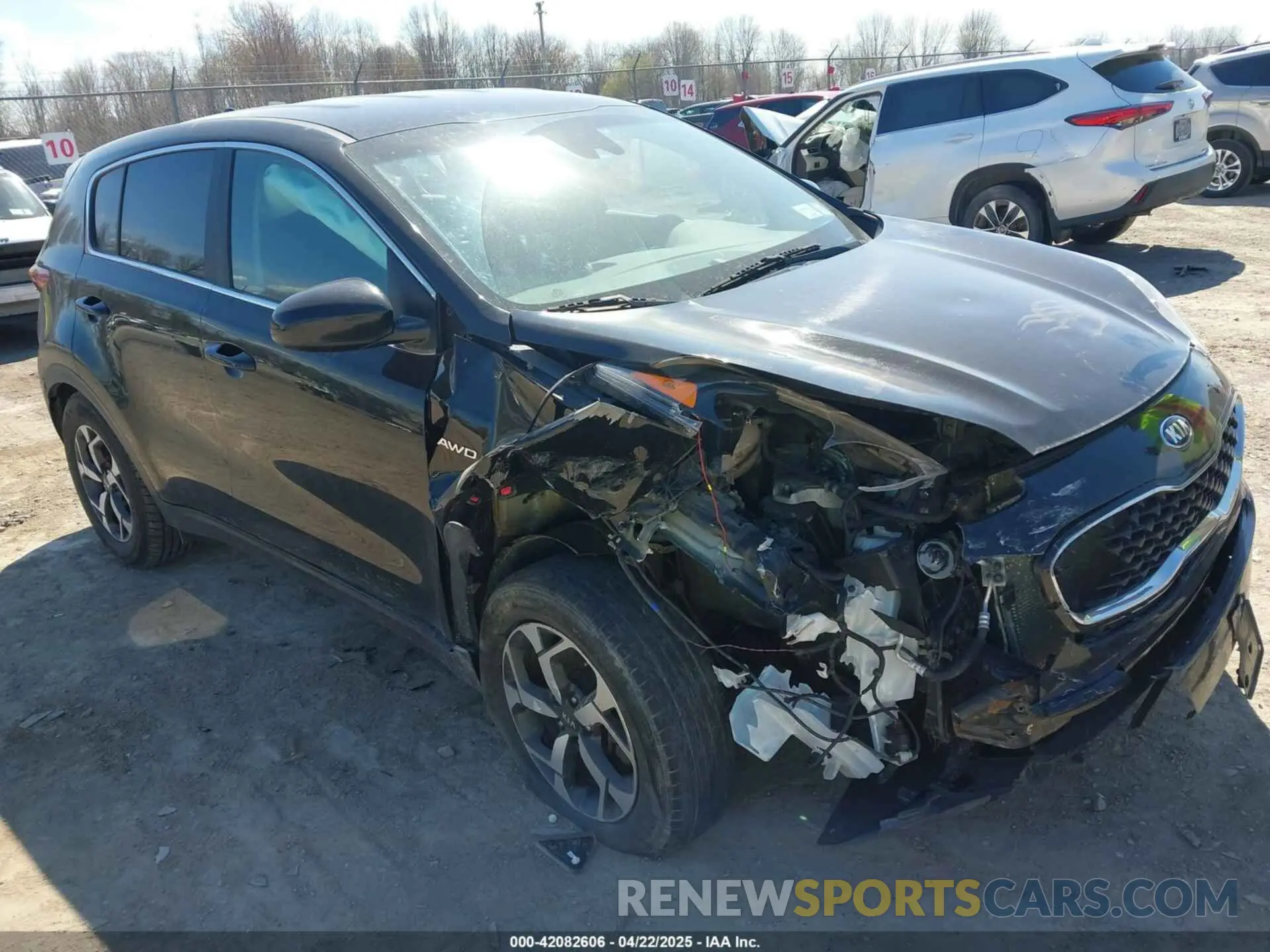 1 fotografías del automóvil dañado KNDPMCAC8M7933588 KIA SPORTAGE 2021