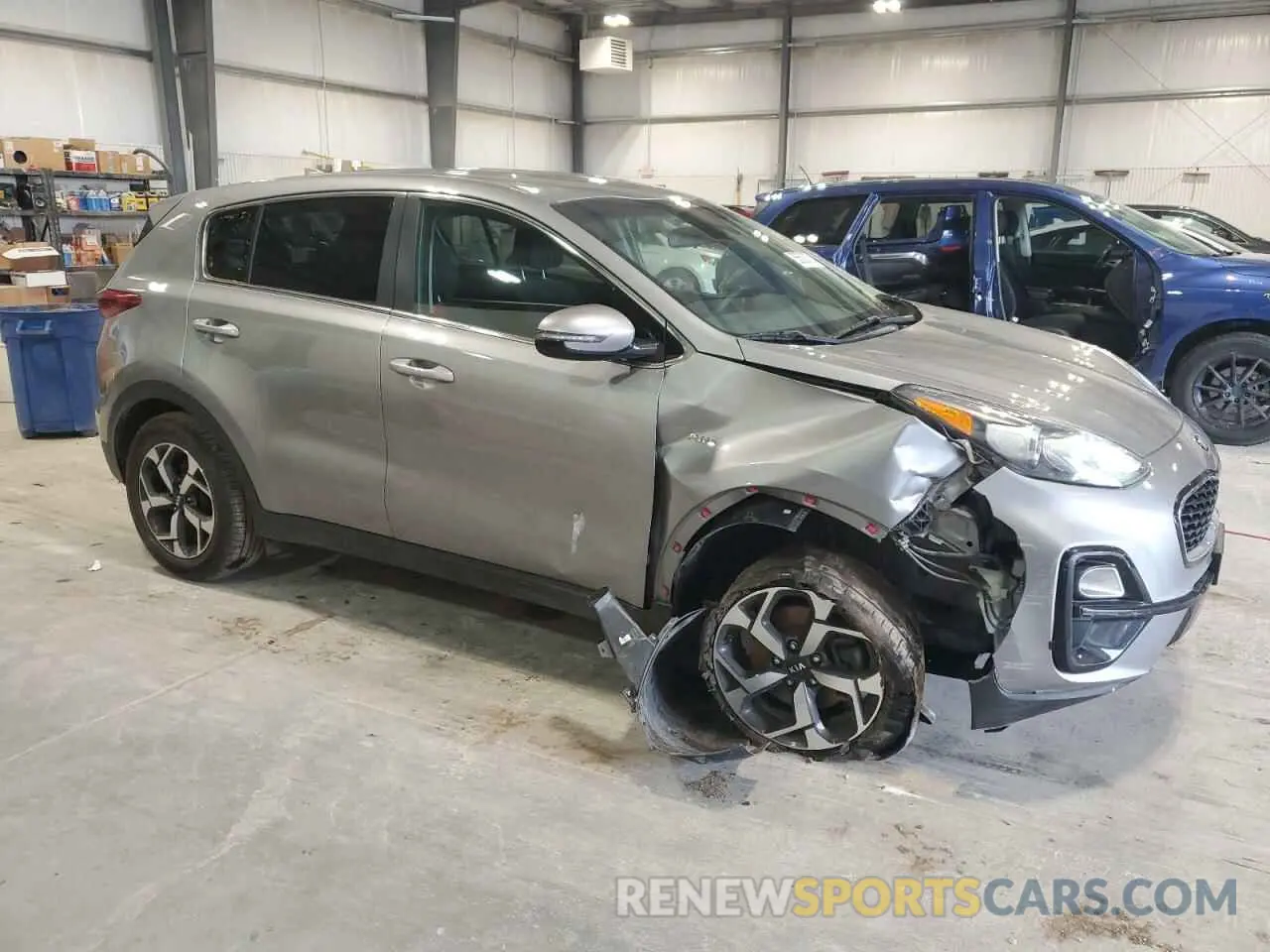 4 fotografías del automóvil dañado KNDPMCAC9M7885972 KIA SPORTAGE 2021