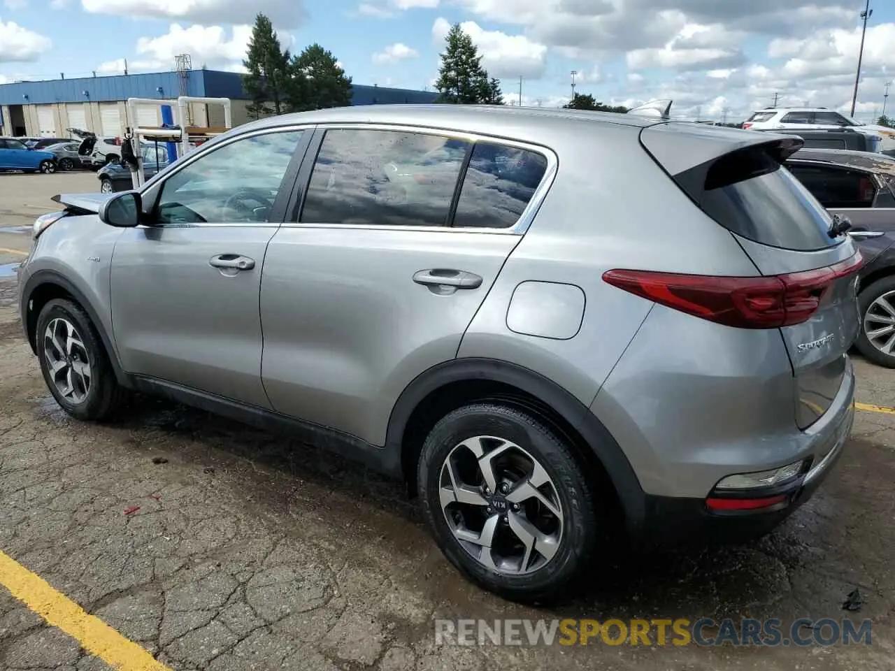 2 fotografías del automóvil dañado KNDPMCACXM7843987 KIA SPORTAGE 2021