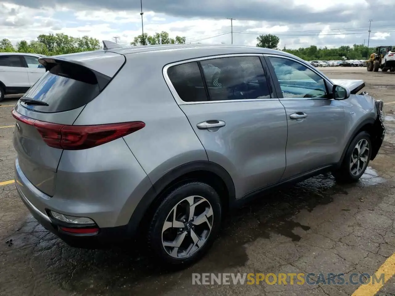 3 fotografías del automóvil dañado KNDPMCACXM7843987 KIA SPORTAGE 2021