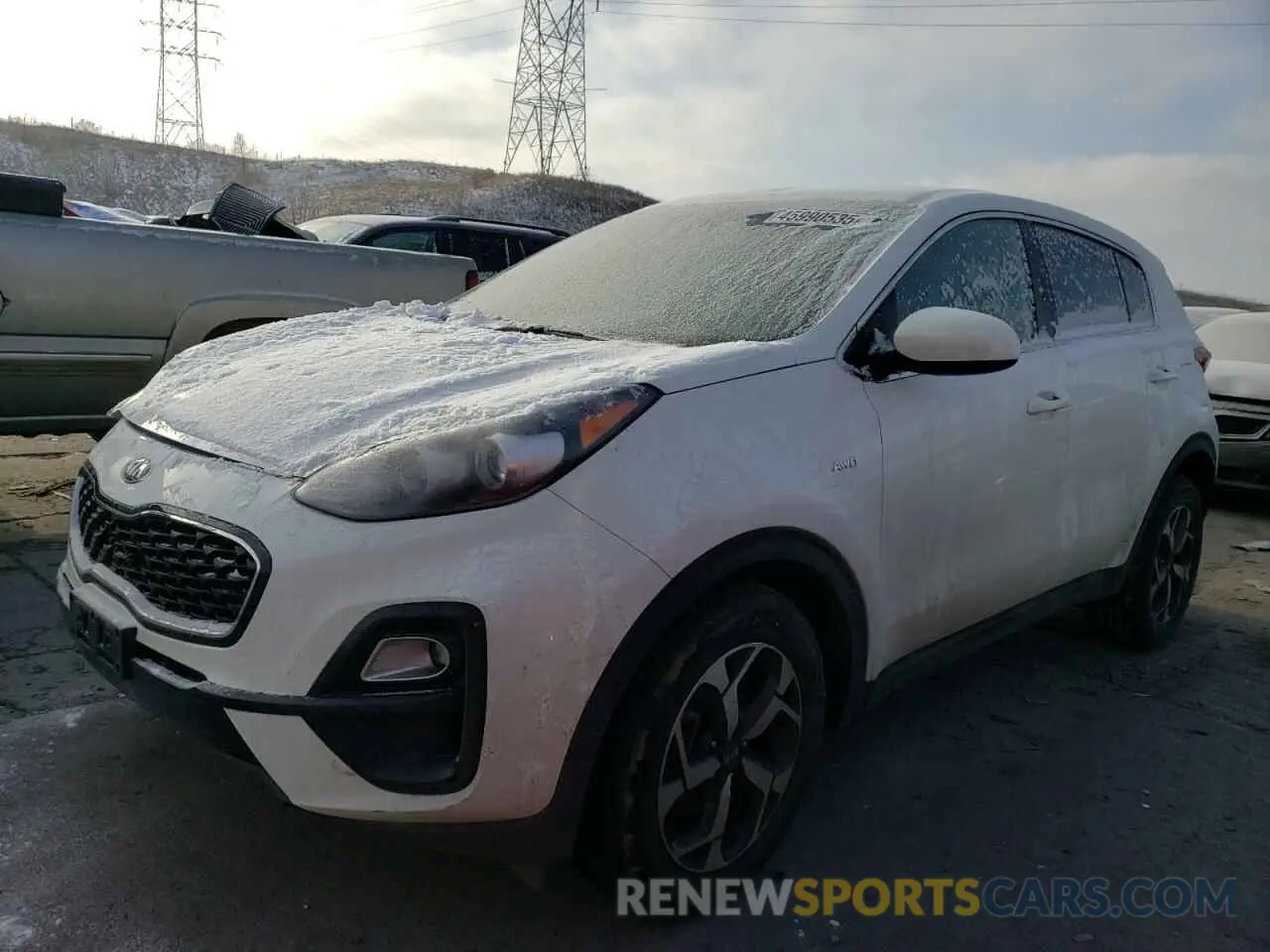 1 fotografías del automóvil dañado KNDPMCACXM7849384 KIA SPORTAGE 2021
