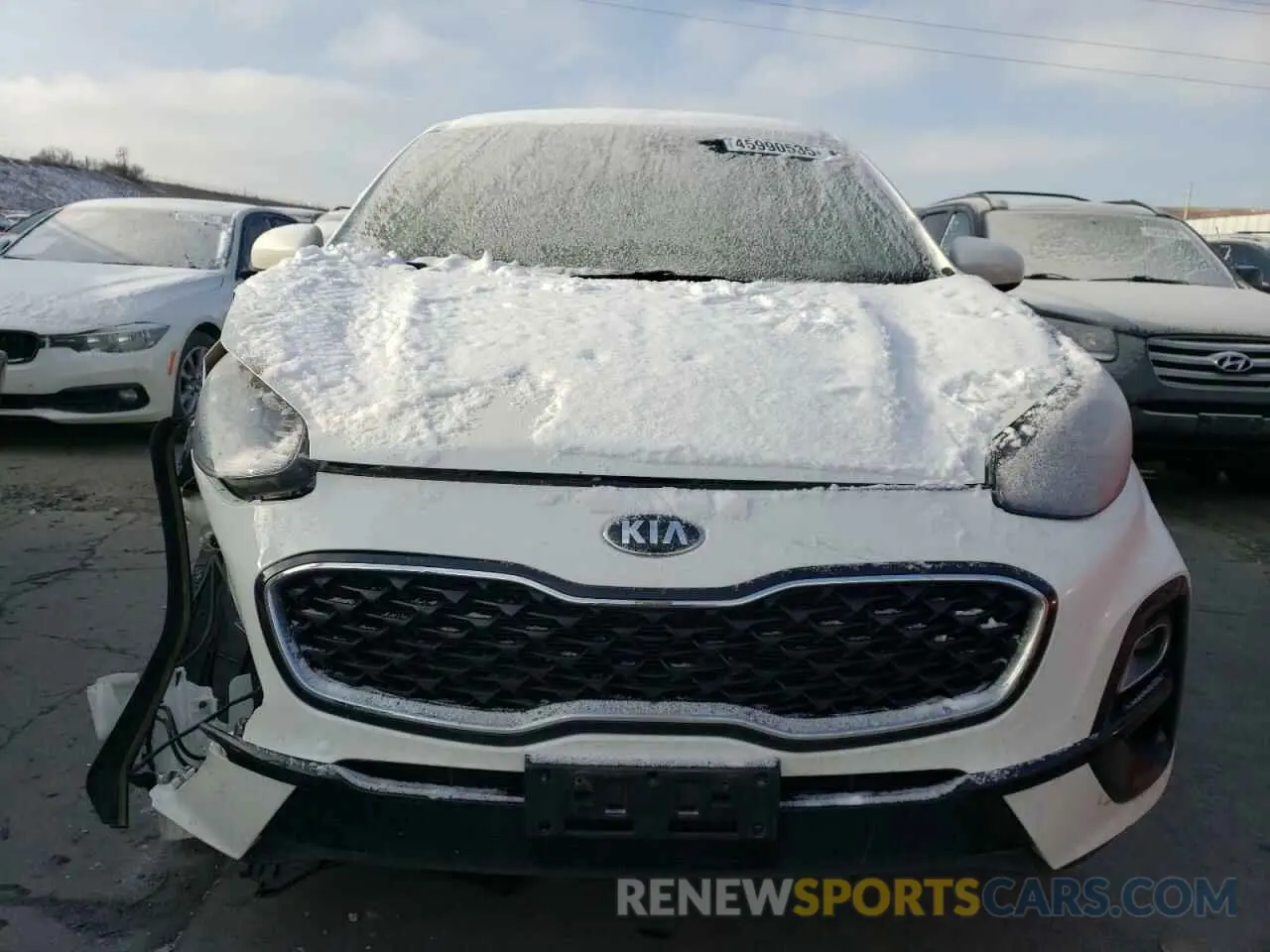 5 fotografías del automóvil dañado KNDPMCACXM7849384 KIA SPORTAGE 2021