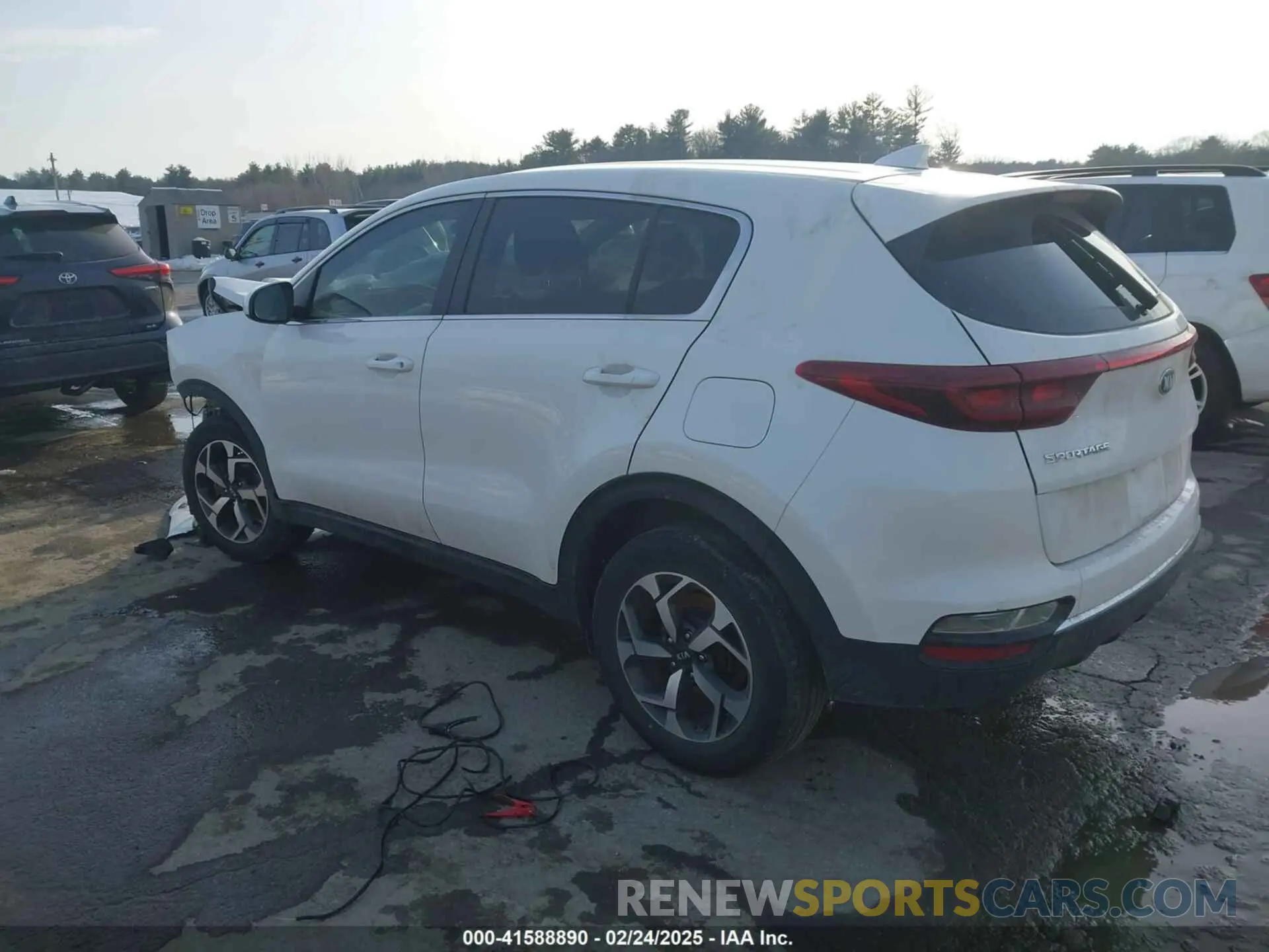 3 fotografías del automóvil dañado KNDPMCACXM7901175 KIA SPORTAGE 2021