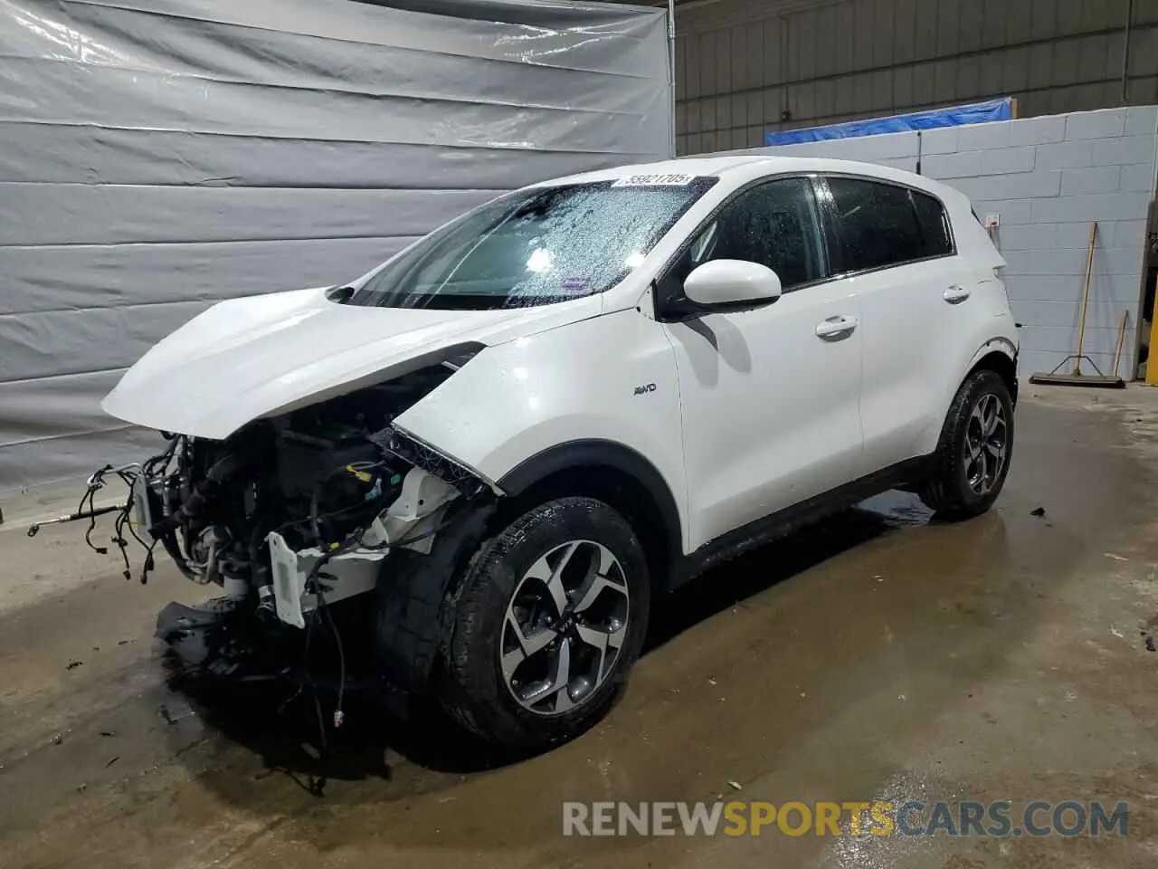 1 fotografías del automóvil dañado KNDPMCACXM7916999 KIA SPORTAGE 2021
