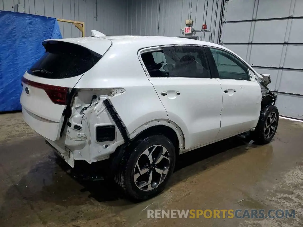 3 fotografías del automóvil dañado KNDPMCACXM7916999 KIA SPORTAGE 2021
