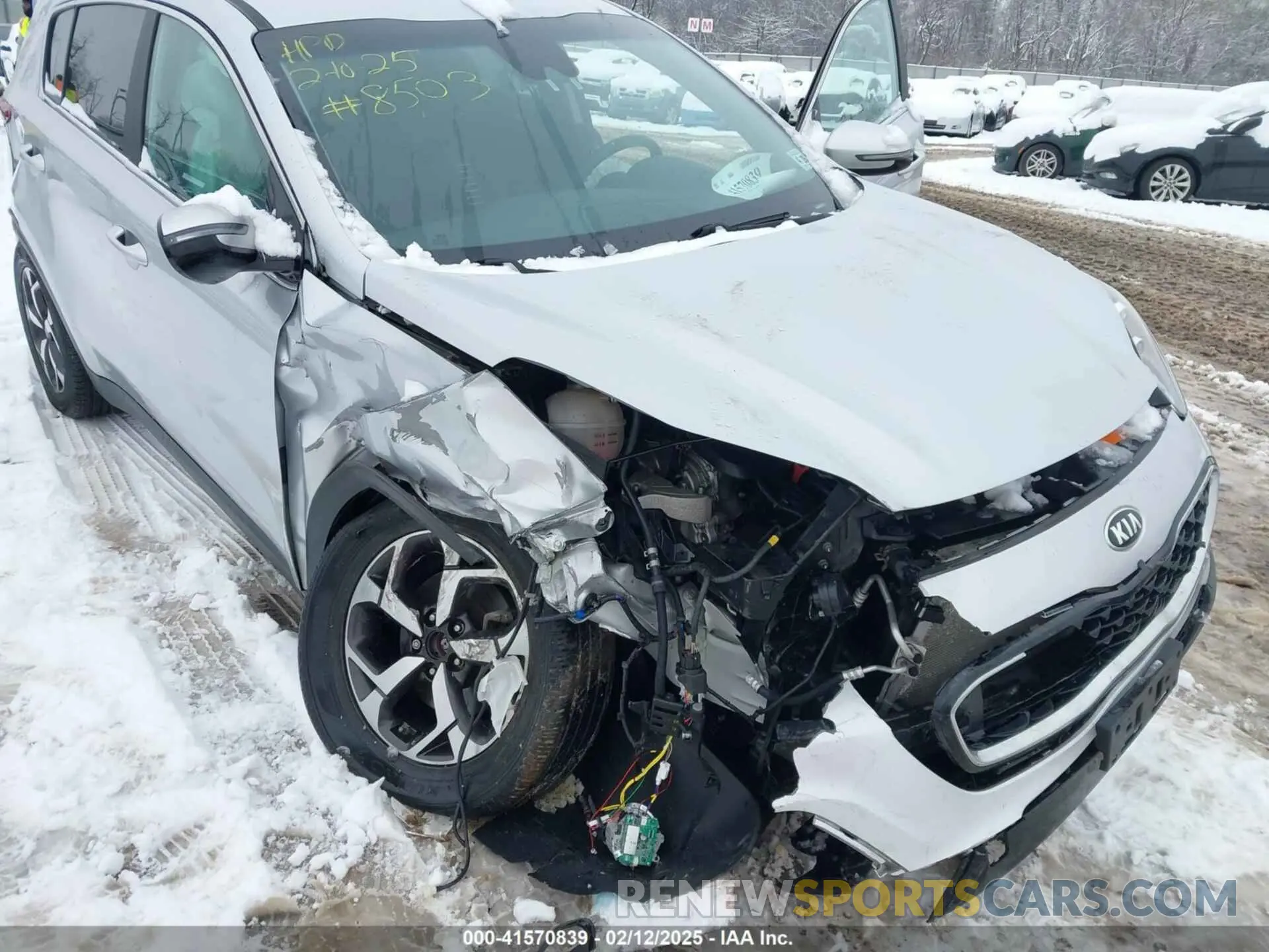 6 fotografías del automóvil dañado KNDPMCACXM7918042 KIA SPORTAGE 2021