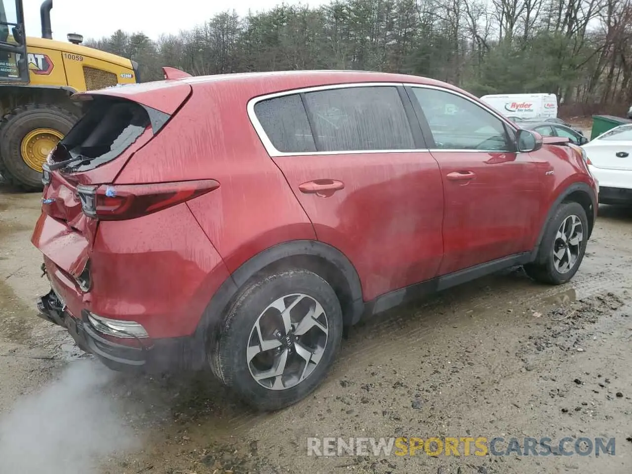 3 fotografías del automóvil dañado KNDPMCACXM7921958 KIA SPORTAGE 2021