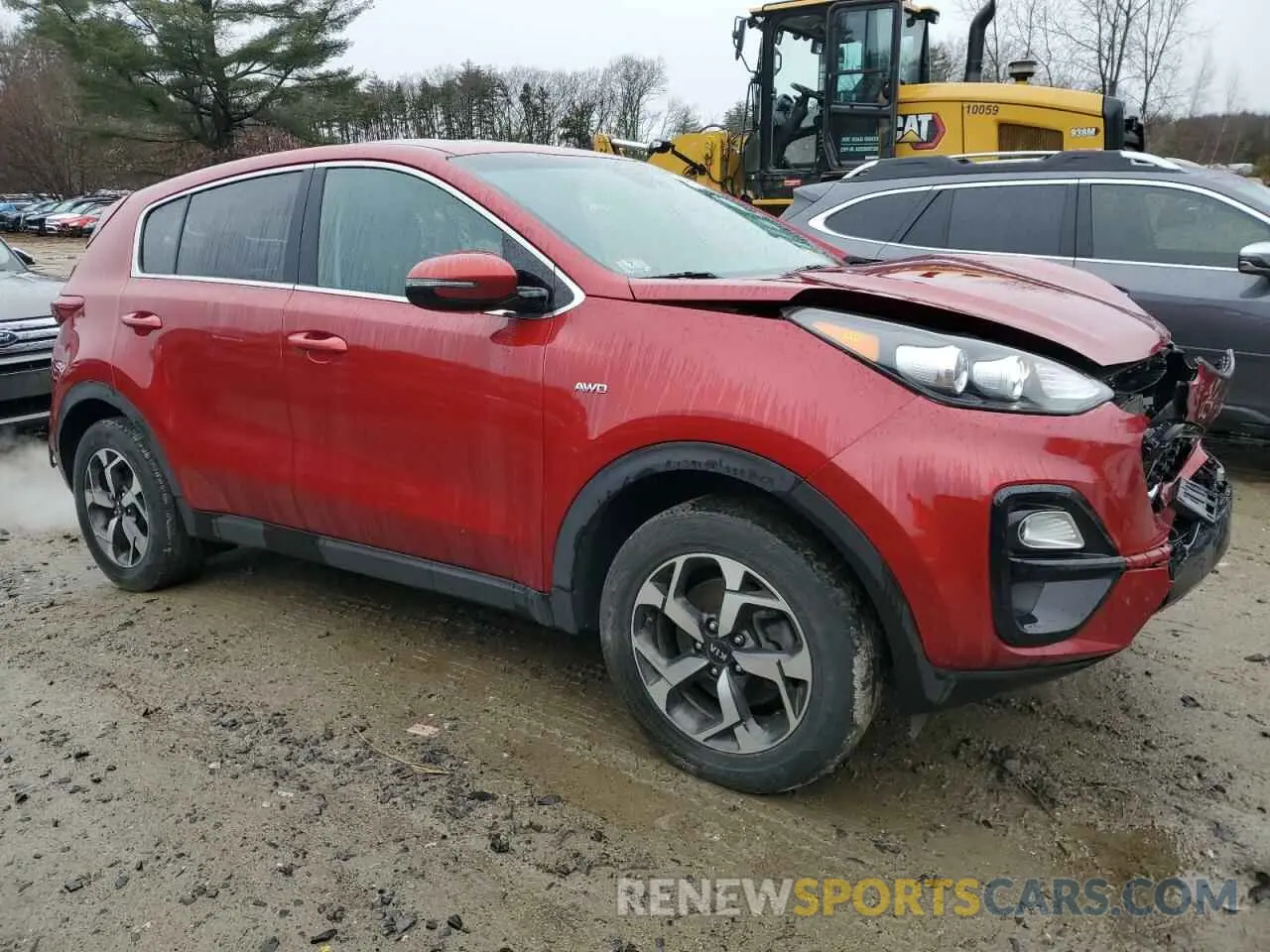 4 fotografías del automóvil dañado KNDPMCACXM7921958 KIA SPORTAGE 2021