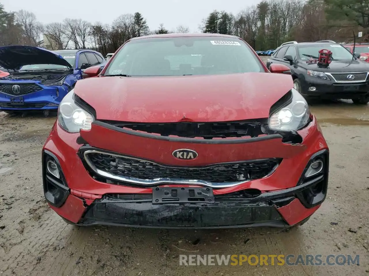5 fotografías del automóvil dañado KNDPMCACXM7921958 KIA SPORTAGE 2021