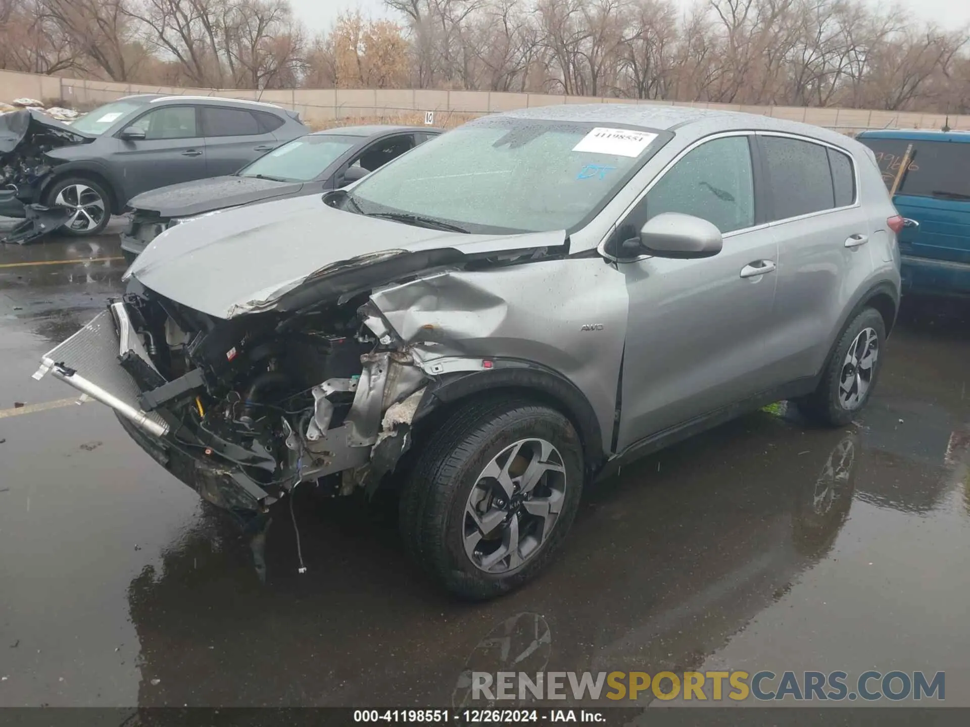 2 fotografías del automóvil dañado KNDPMCACXM7941904 KIA SPORTAGE 2021