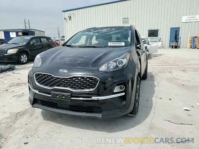 12 fotografías del automóvil dañado KNDPN3AC6M7928743 KIA SPORTAGE 2021