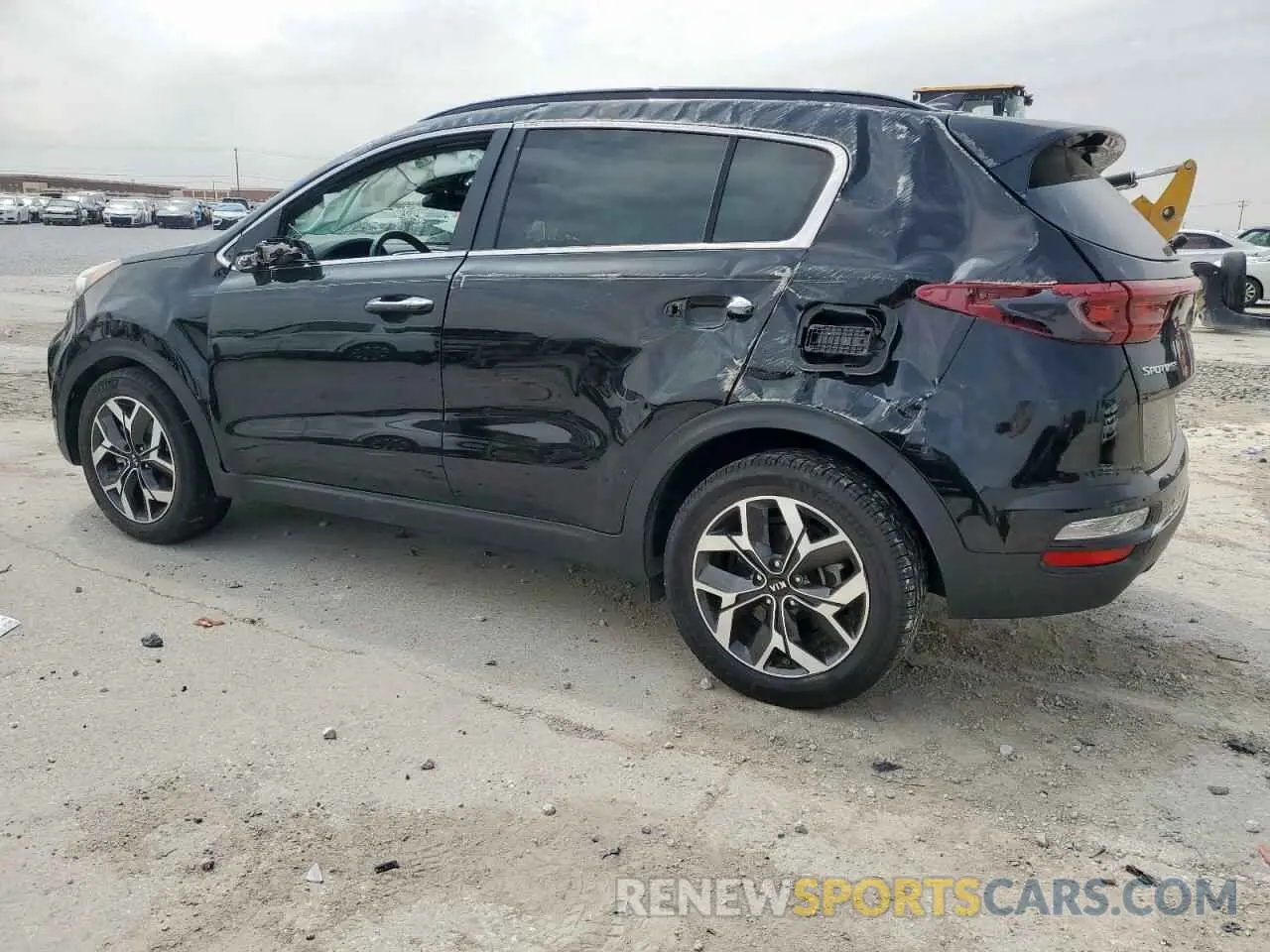2 fotografías del automóvil dañado KNDPN3AC6M7928743 KIA SPORTAGE 2021