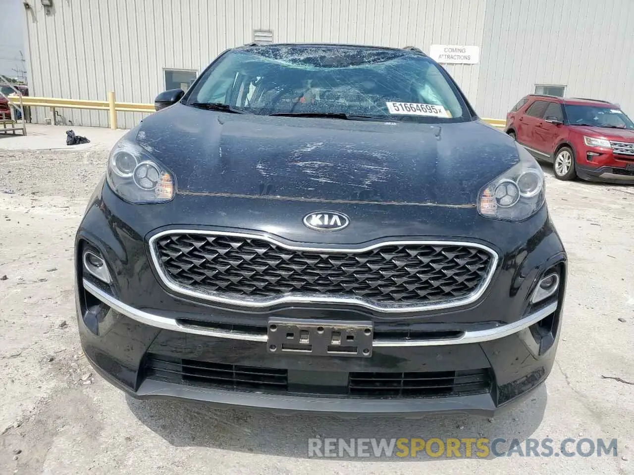 5 fotografías del automóvil dañado KNDPN3AC6M7928743 KIA SPORTAGE 2021