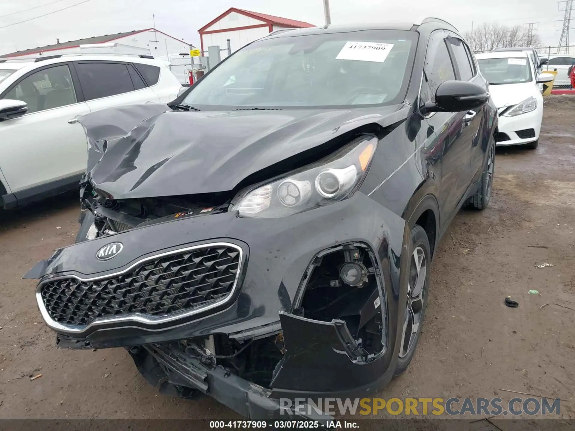 2 fotografías del automóvil dañado KNDPN3AC8M7912771 KIA SPORTAGE 2021
