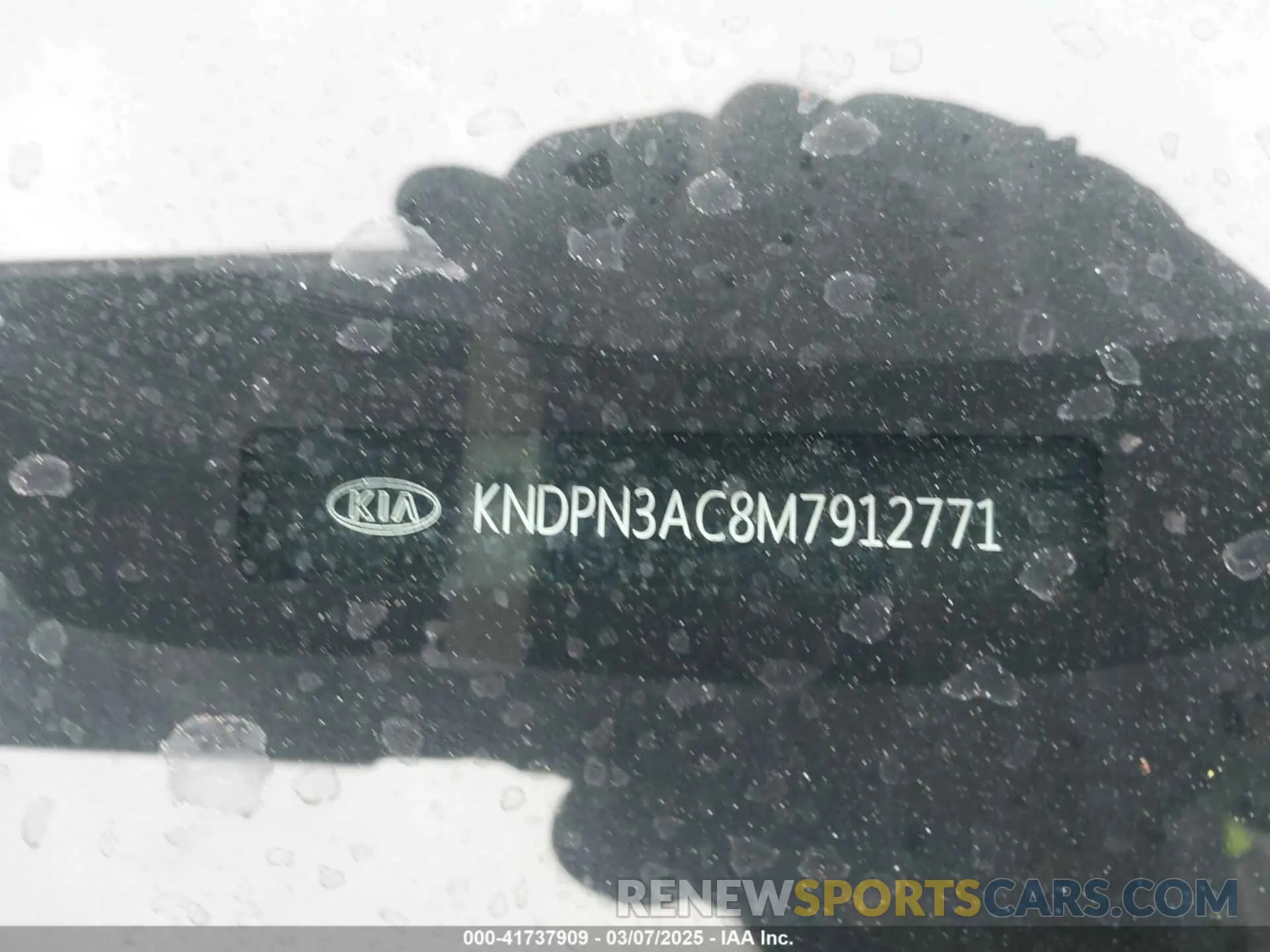 9 fotografías del automóvil dañado KNDPN3AC8M7912771 KIA SPORTAGE 2021