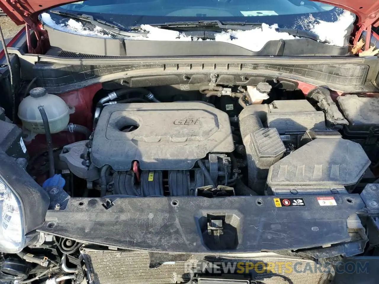 12 fotografías del automóvil dañado KNDPNCAC0M7858043 KIA SPORTAGE 2021