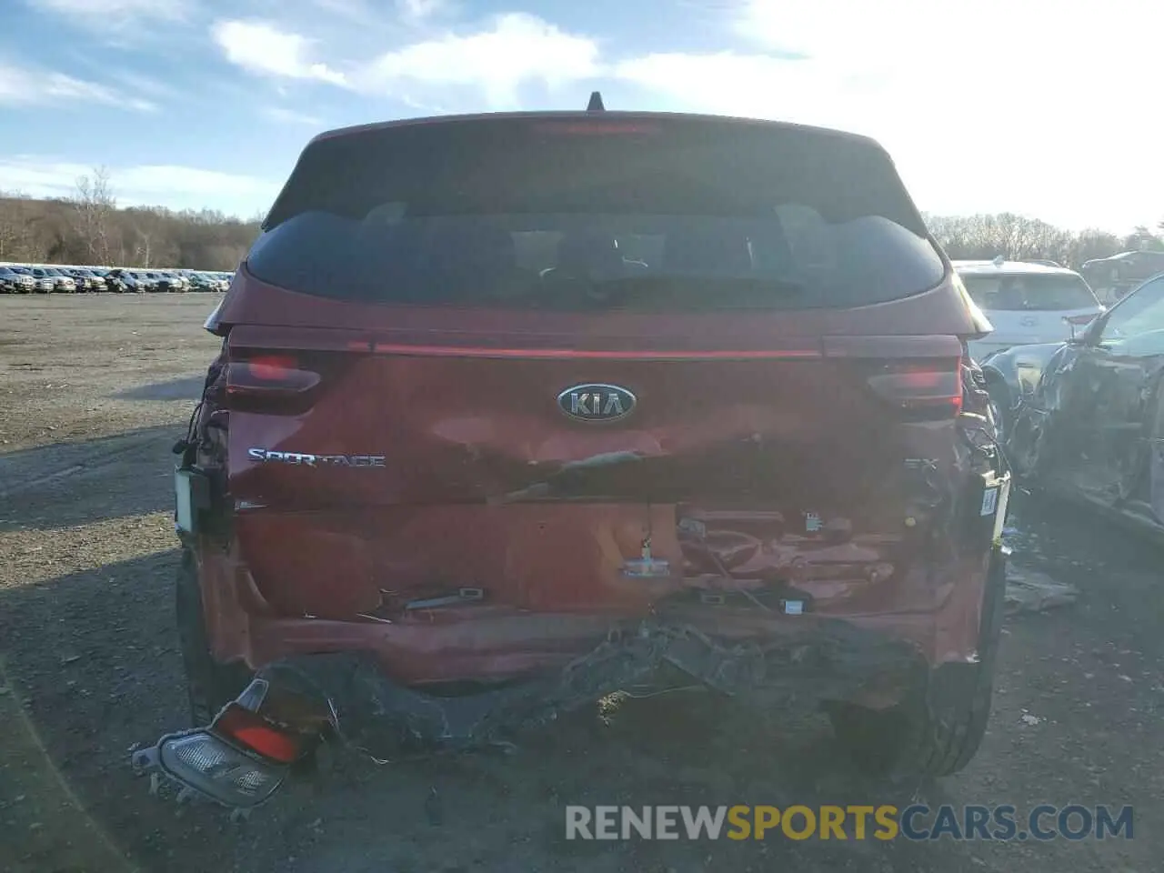 6 fotografías del automóvil dañado KNDPNCAC0M7858043 KIA SPORTAGE 2021