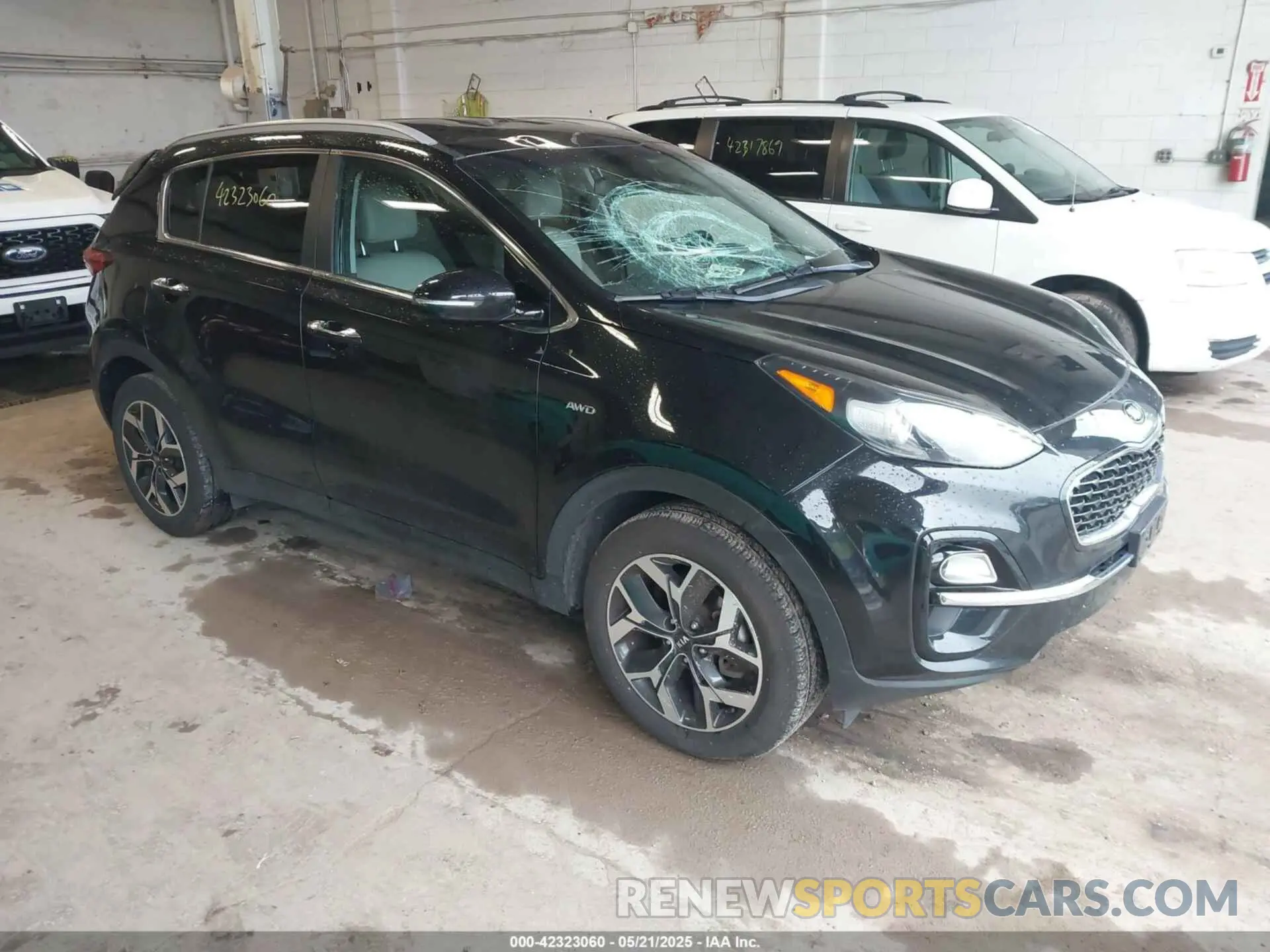 1 fotografías del automóvil dañado KNDPNCAC2M7905508 KIA SPORTAGE 2021
