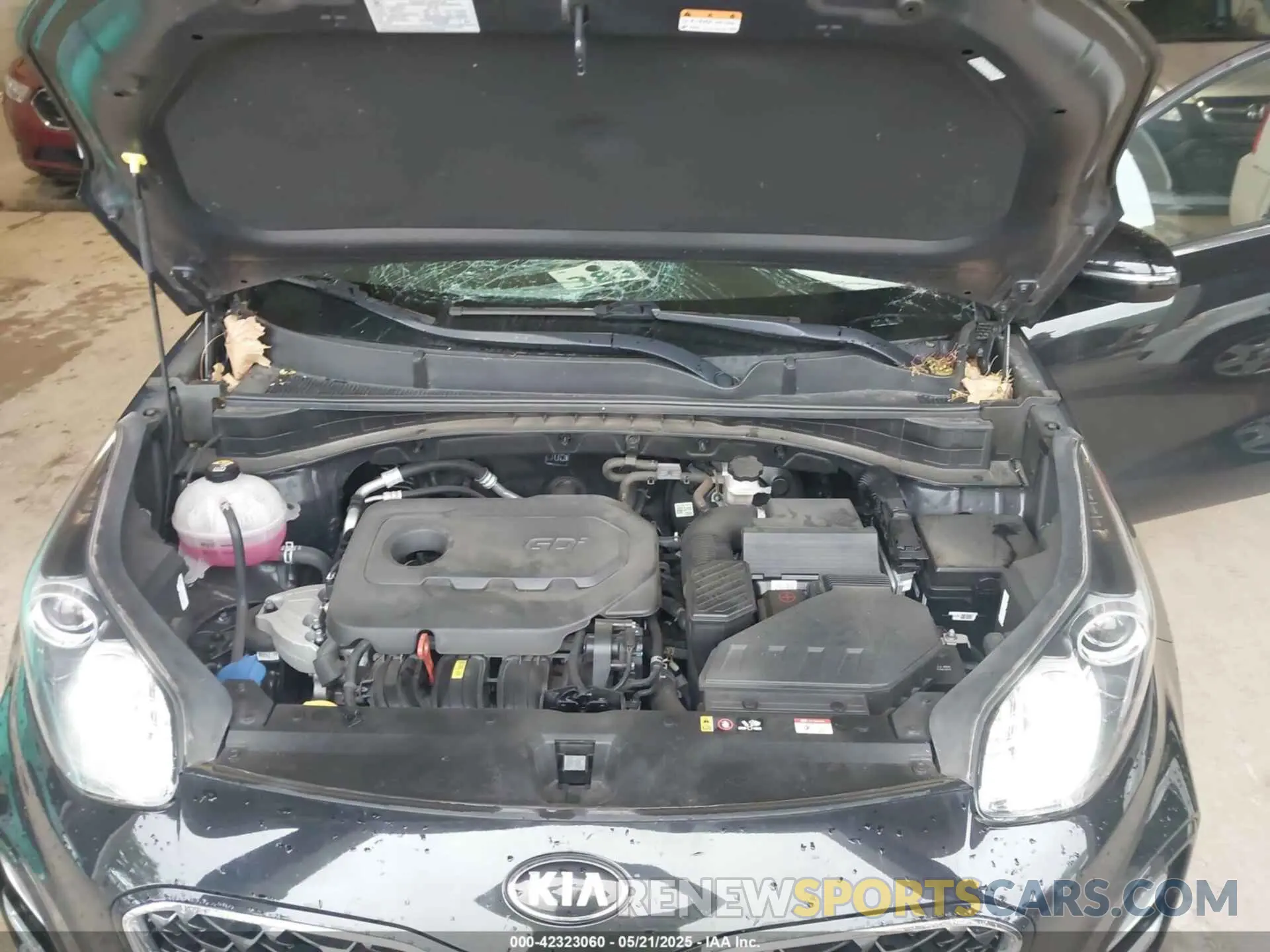 10 fotografías del automóvil dañado KNDPNCAC2M7905508 KIA SPORTAGE 2021