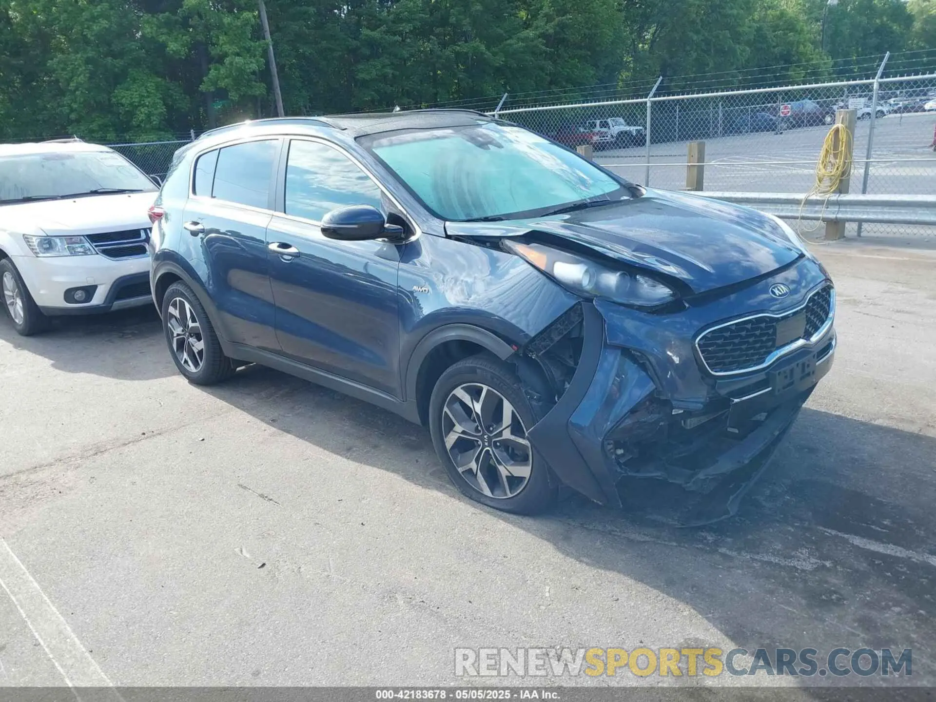 1 fotografías del automóvil dañado KNDPNCAC4M7897590 KIA SPORTAGE 2021