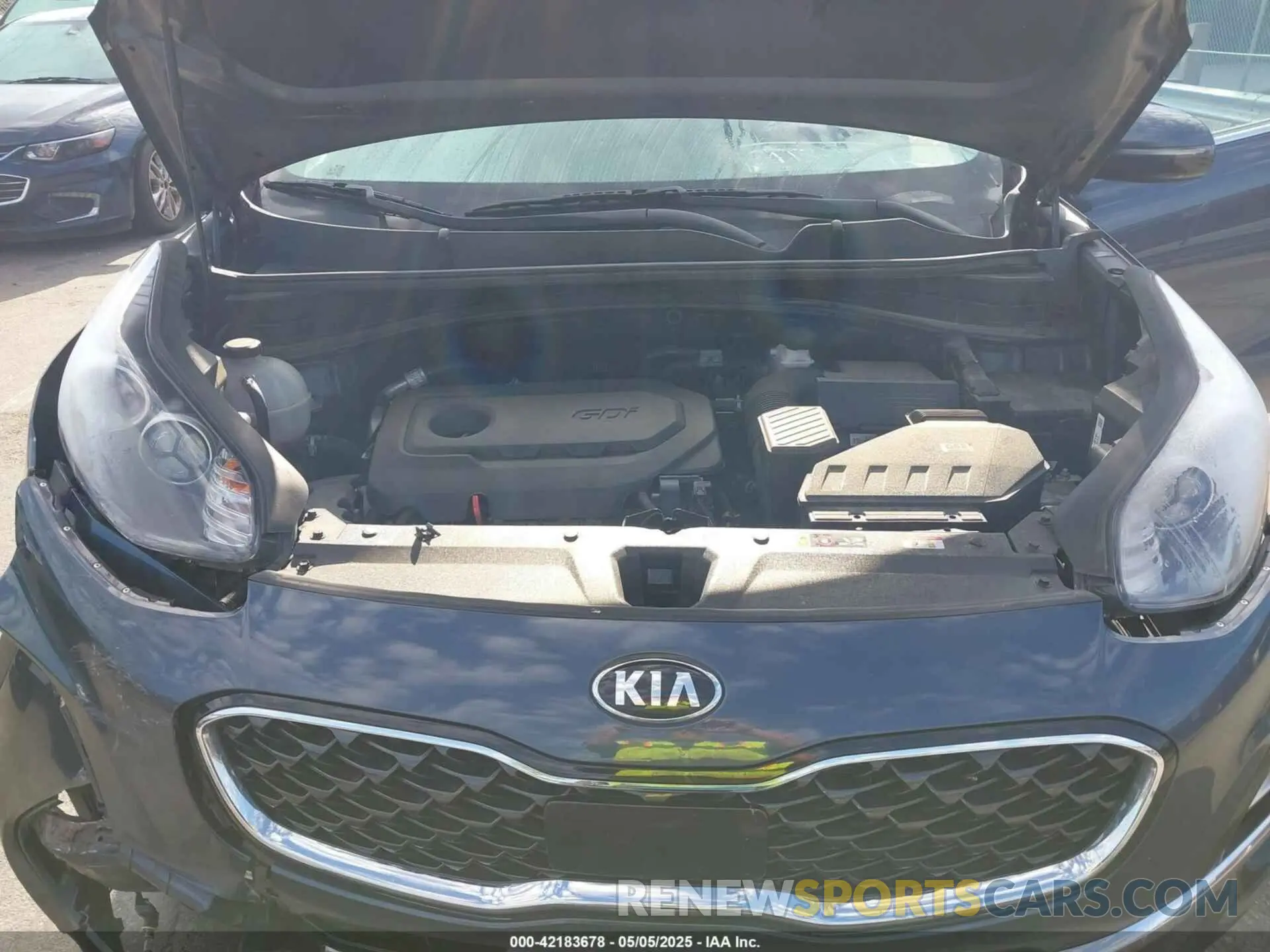 10 fotografías del automóvil dañado KNDPNCAC4M7897590 KIA SPORTAGE 2021