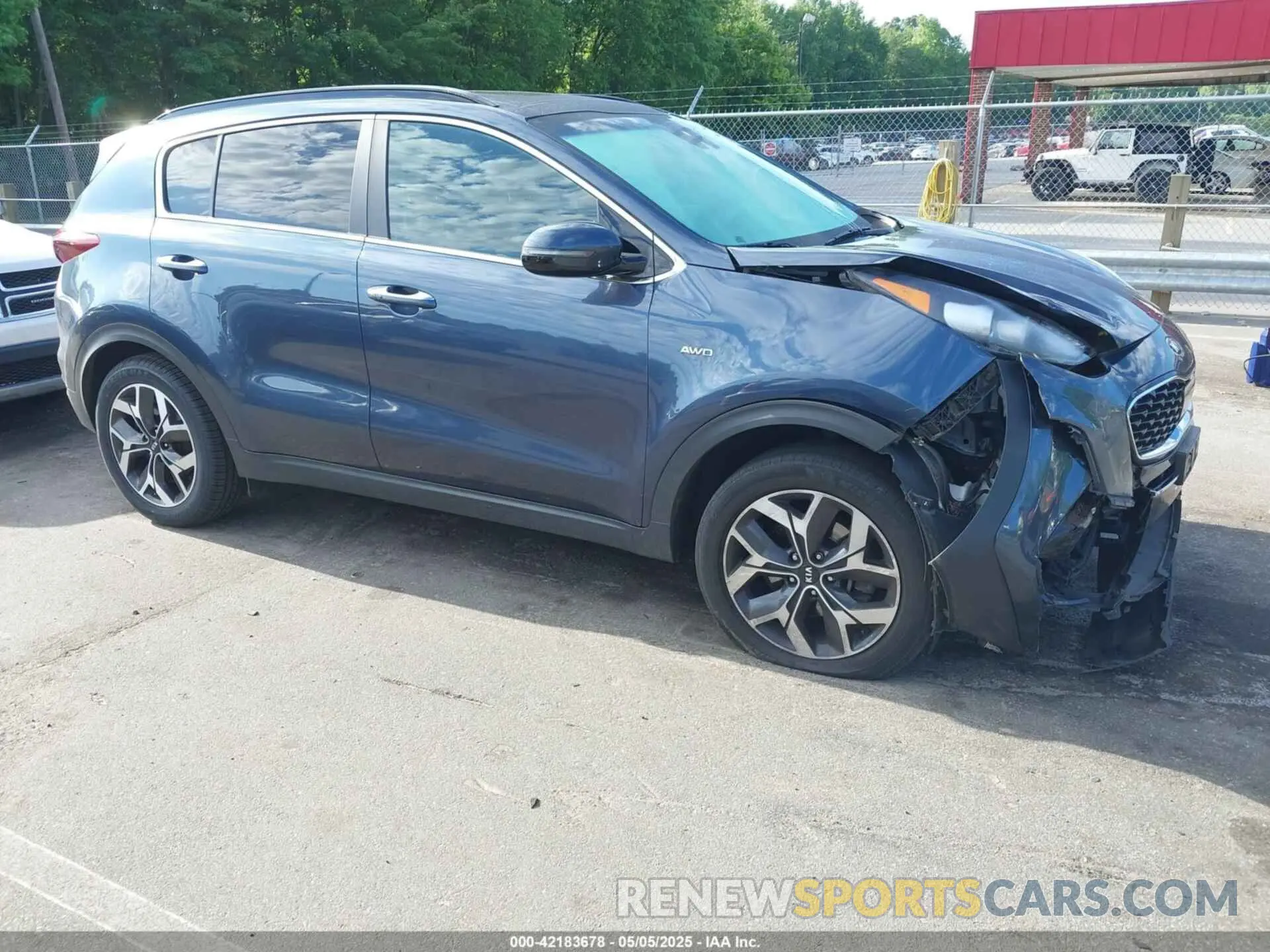 13 fotografías del automóvil dañado KNDPNCAC4M7897590 KIA SPORTAGE 2021
