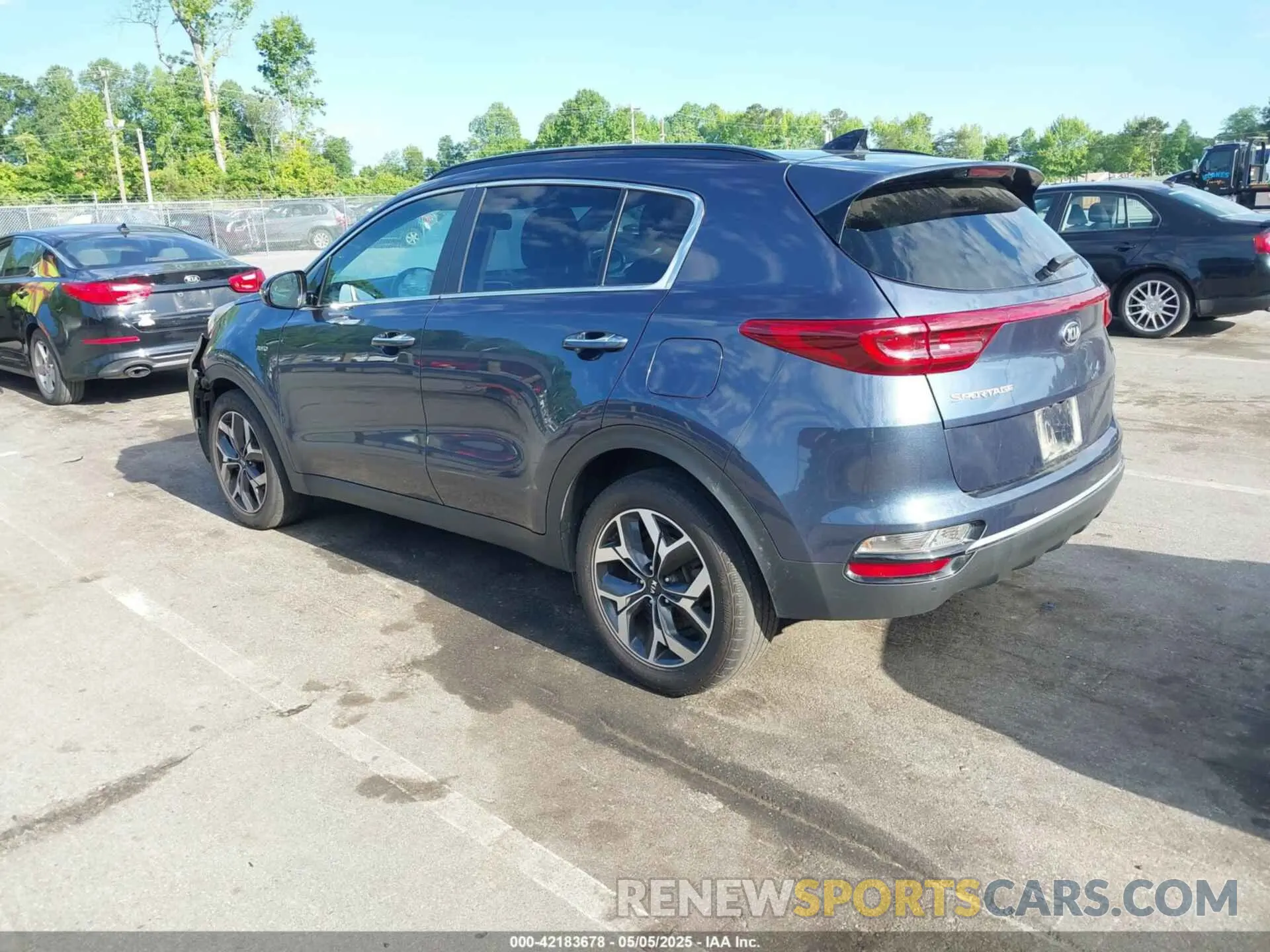 3 fotografías del automóvil dañado KNDPNCAC4M7897590 KIA SPORTAGE 2021