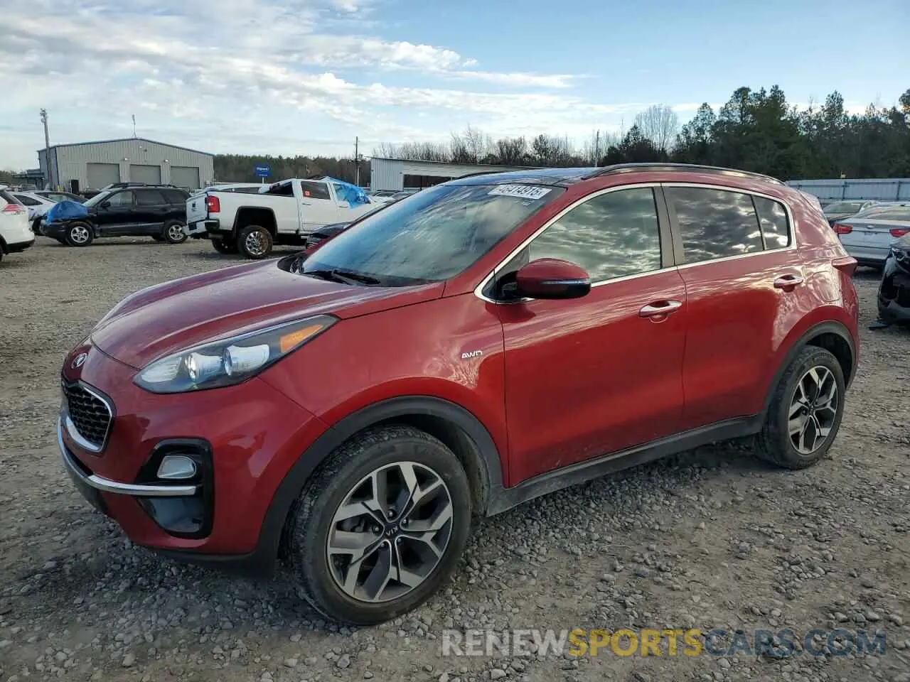 1 fotografías del automóvil dañado KNDPNCAC7M7859156 KIA SPORTAGE 2021