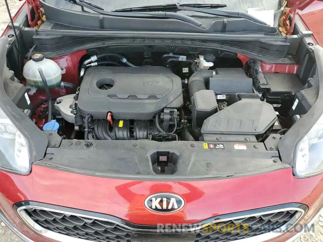 12 fotografías del automóvil dañado KNDPNCAC7M7859156 KIA SPORTAGE 2021