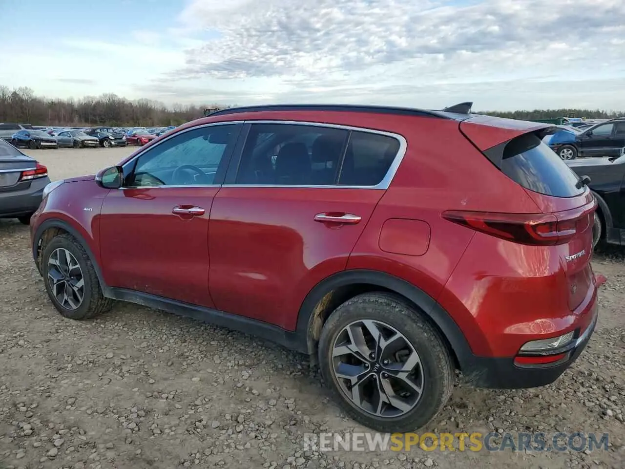 2 fotografías del automóvil dañado KNDPNCAC7M7859156 KIA SPORTAGE 2021