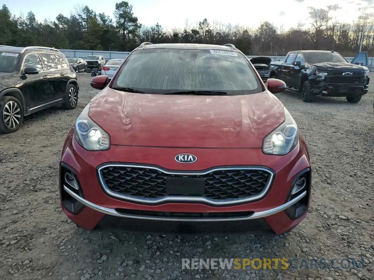 5 fotografías del automóvil dañado KNDPNCAC7M7859156 KIA SPORTAGE 2021