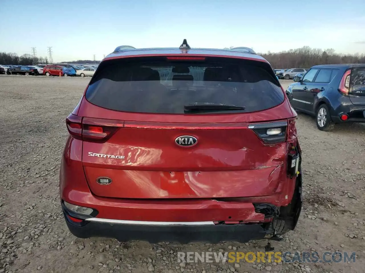 6 fotografías del automóvil dañado KNDPNCAC7M7859156 KIA SPORTAGE 2021