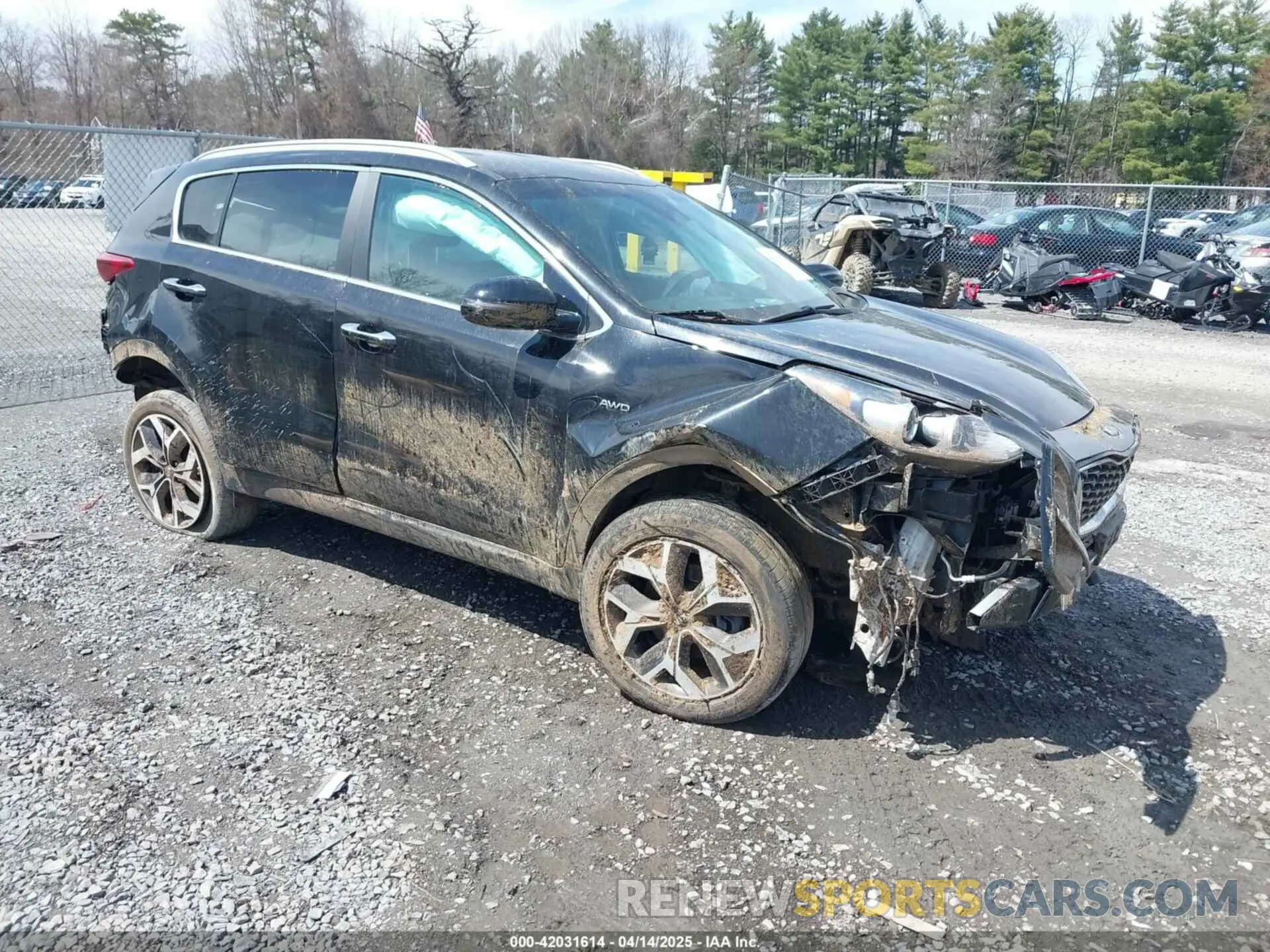 1 fotografías del automóvil dañado KNDPNCAC7M7911398 KIA SPORTAGE 2021
