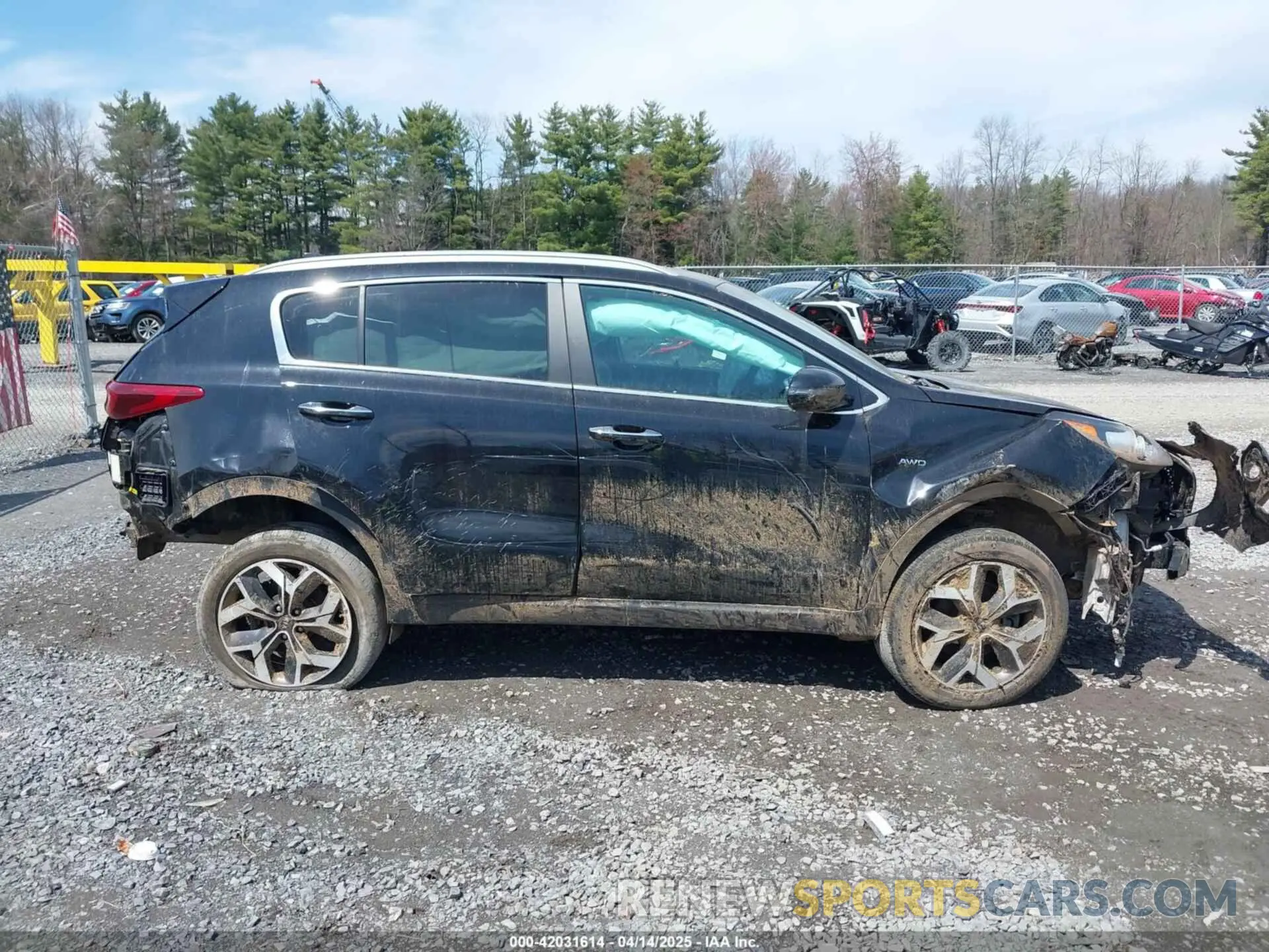 13 fotografías del automóvil dañado KNDPNCAC7M7911398 KIA SPORTAGE 2021