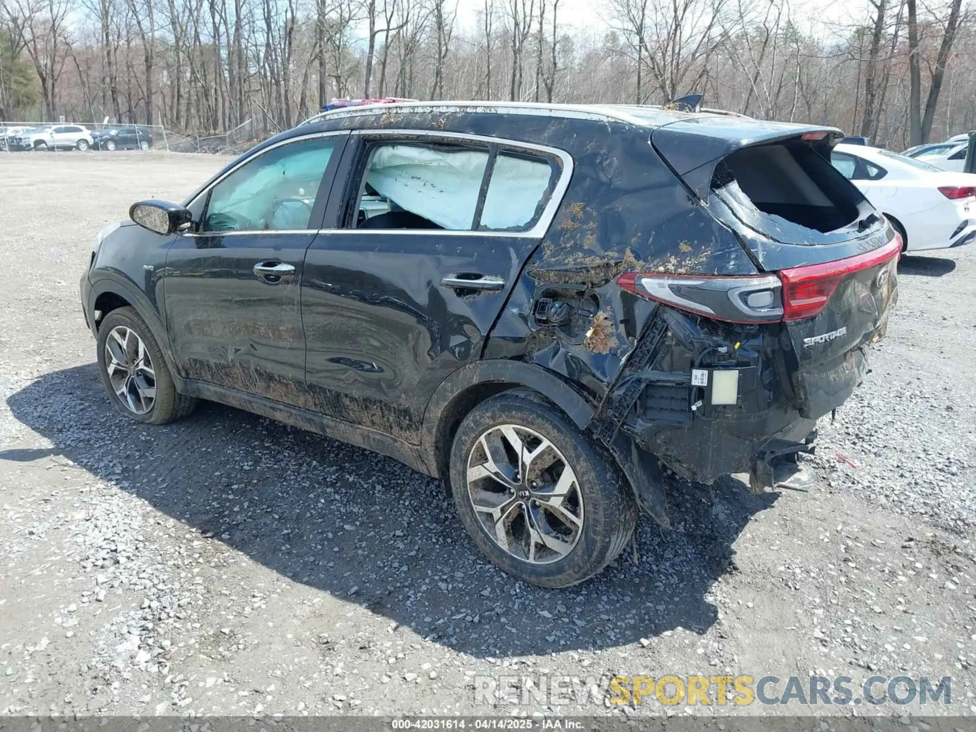 3 fotografías del automóvil dañado KNDPNCAC7M7911398 KIA SPORTAGE 2021