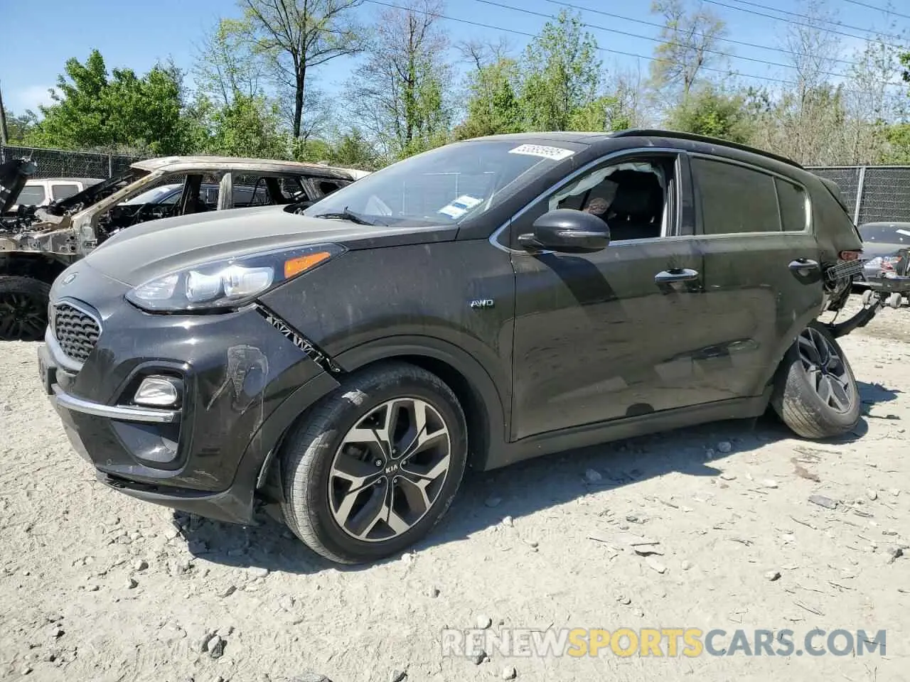 1 fotografías del automóvil dañado KNDPNCAC9M7936755 KIA SPORTAGE 2021