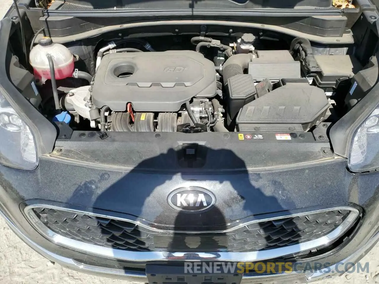 12 fotografías del automóvil dañado KNDPNCAC9M7936755 KIA SPORTAGE 2021