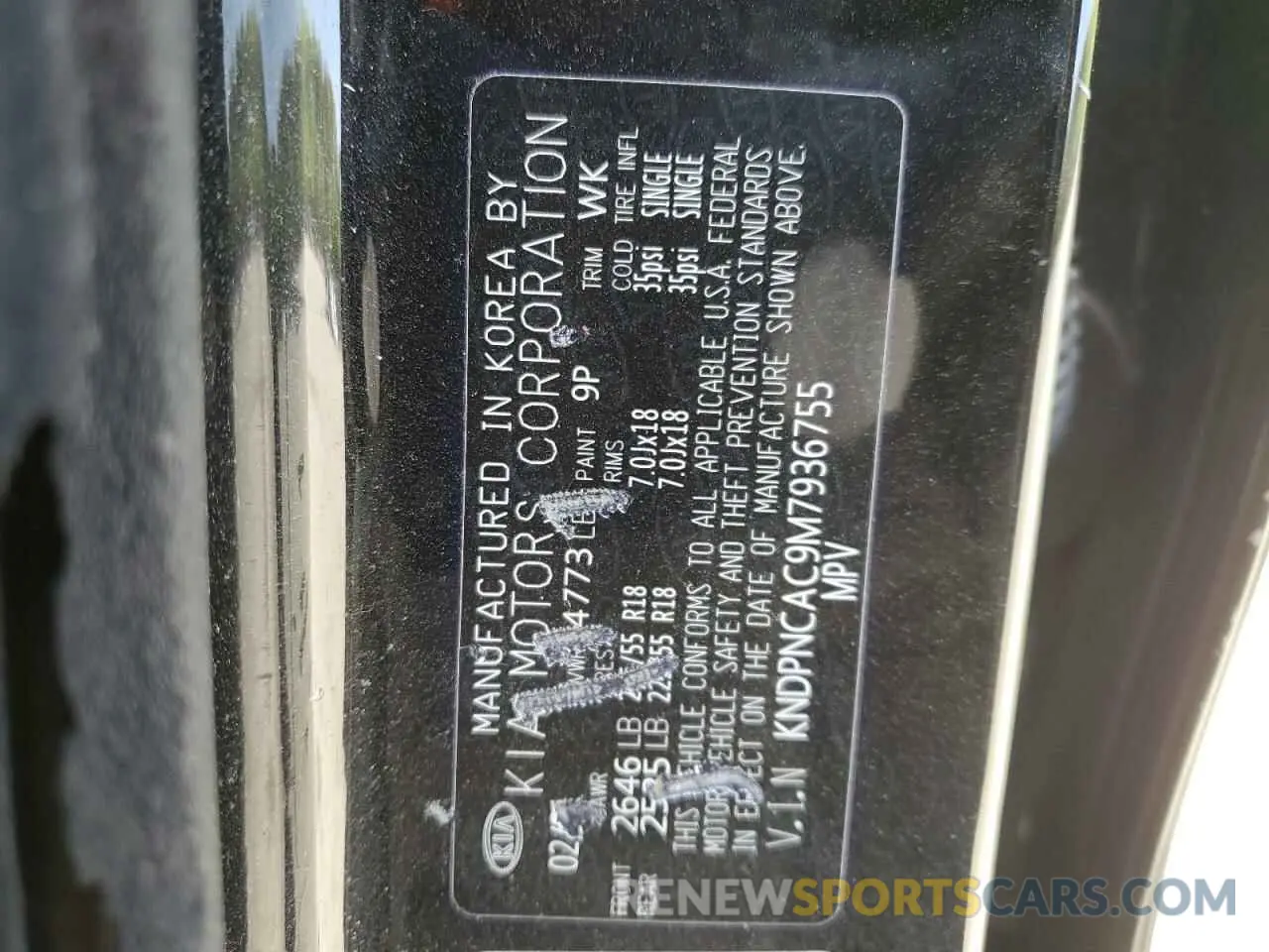 13 fotografías del automóvil dañado KNDPNCAC9M7936755 KIA SPORTAGE 2021