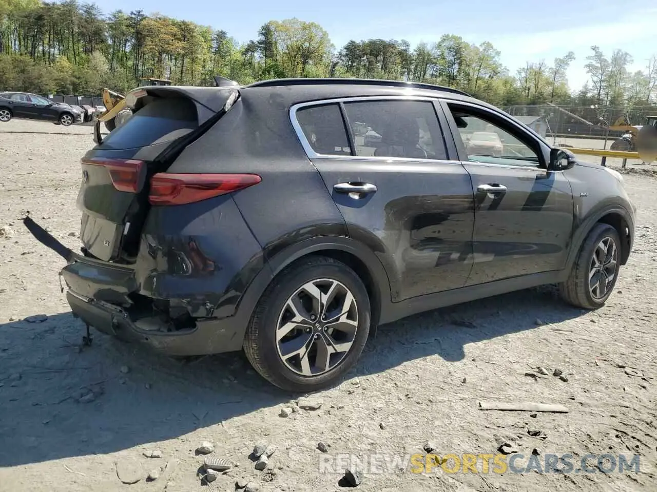 3 fotografías del automóvil dañado KNDPNCAC9M7936755 KIA SPORTAGE 2021