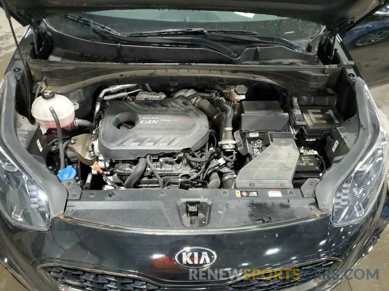 12 fotografías del automóvil dañado KNDPRCA68M7875445 KIA SPORTAGE 2021