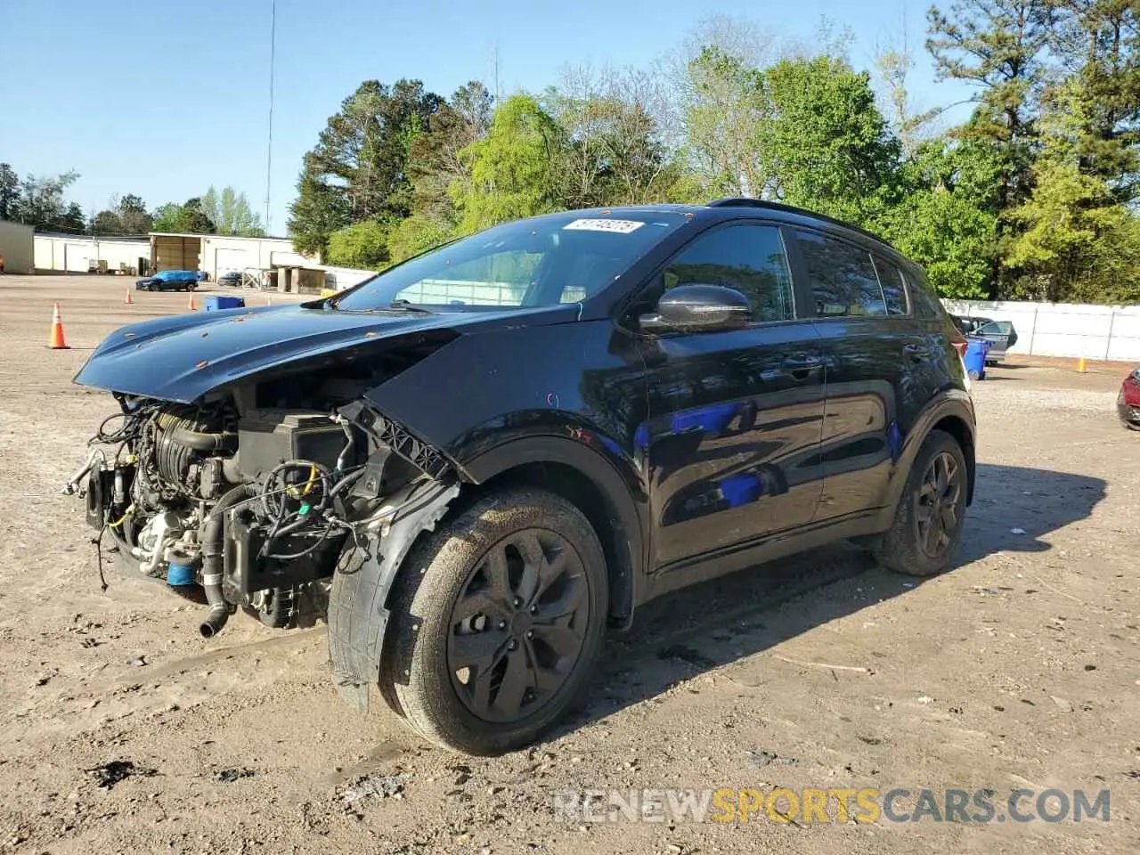 1 fotografías del automóvil dañado KNDP63AC1N7987438 KIA SPORTAGE 2022